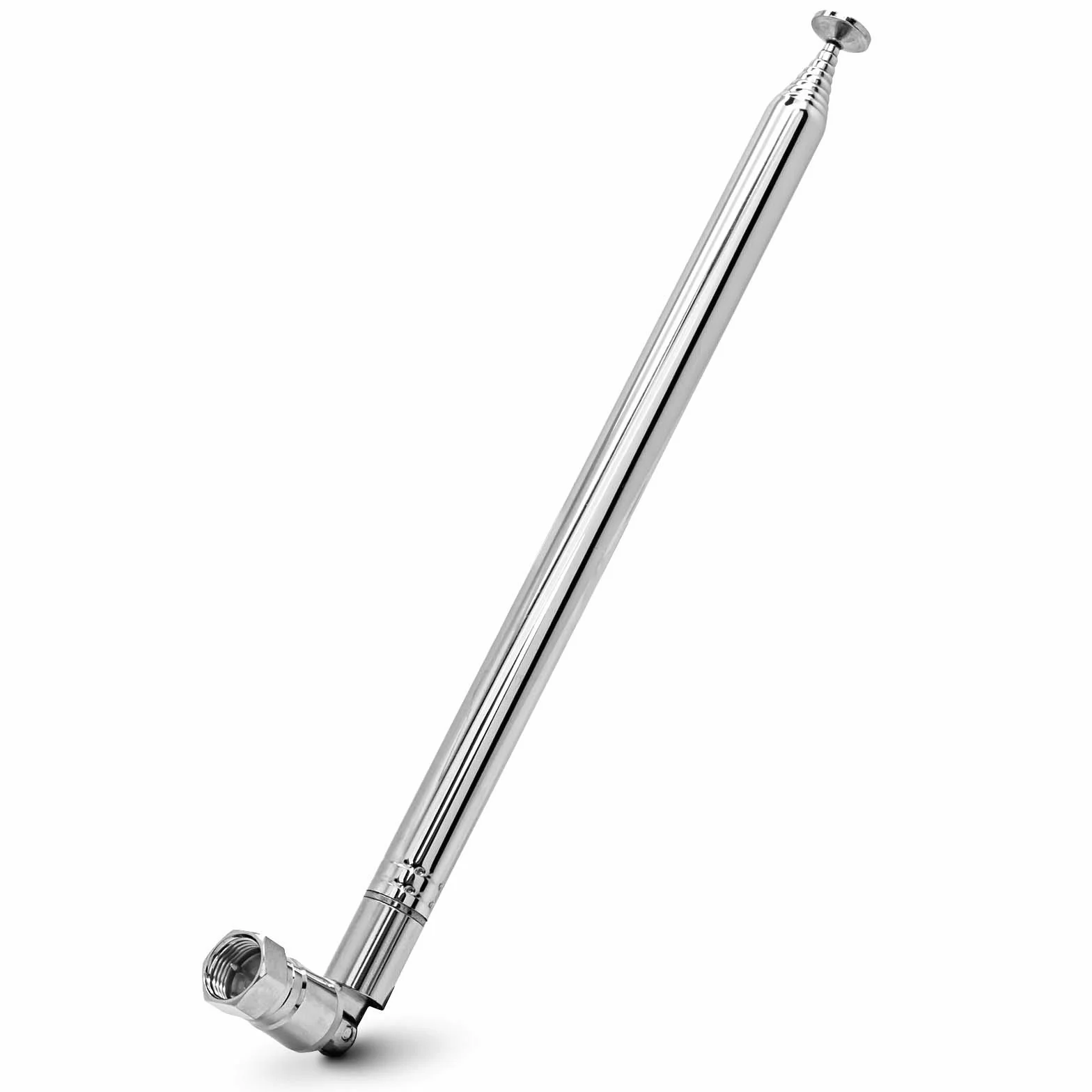Antena teleskopowa 120 cm zamiennik wtyczka F DAB UKW radio FM AM Auto Audio