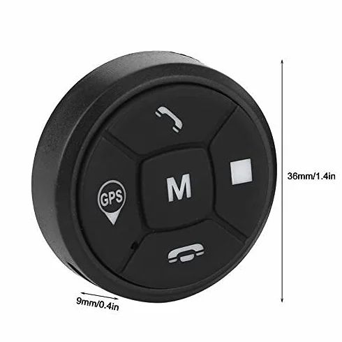 Bezprzewodowy pilot multimedialny Bluetooth na kierownicę do samochodu