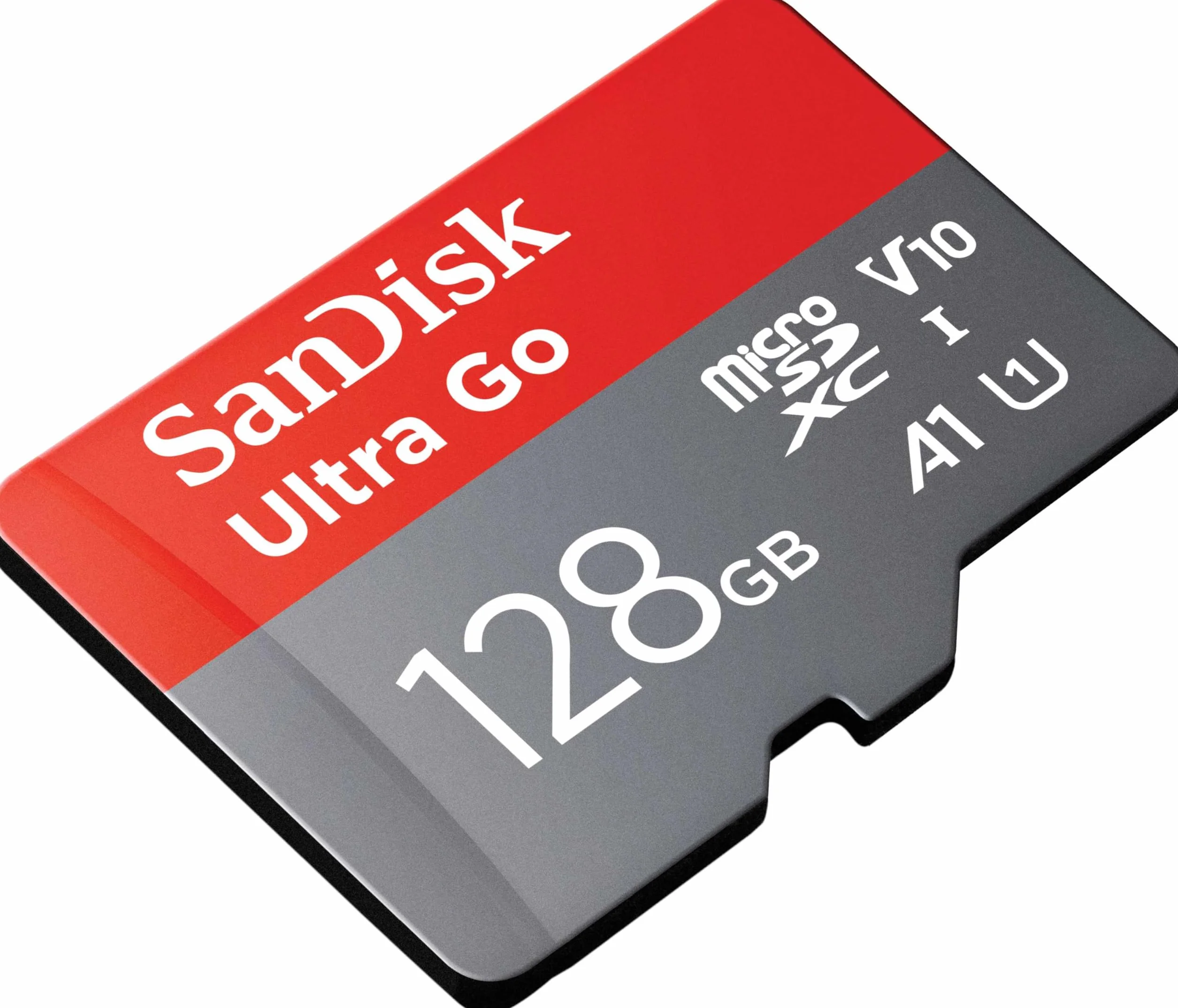 SanDisk Ultra Go Micro SDXC UHS-I karta 128 GB + adapter SD (do smartfonów i tabletów z systemem Android, do 140 MB/s, prędkość odczytu) A1, wideo Full HD, klasa 10, U1, dla Amazon