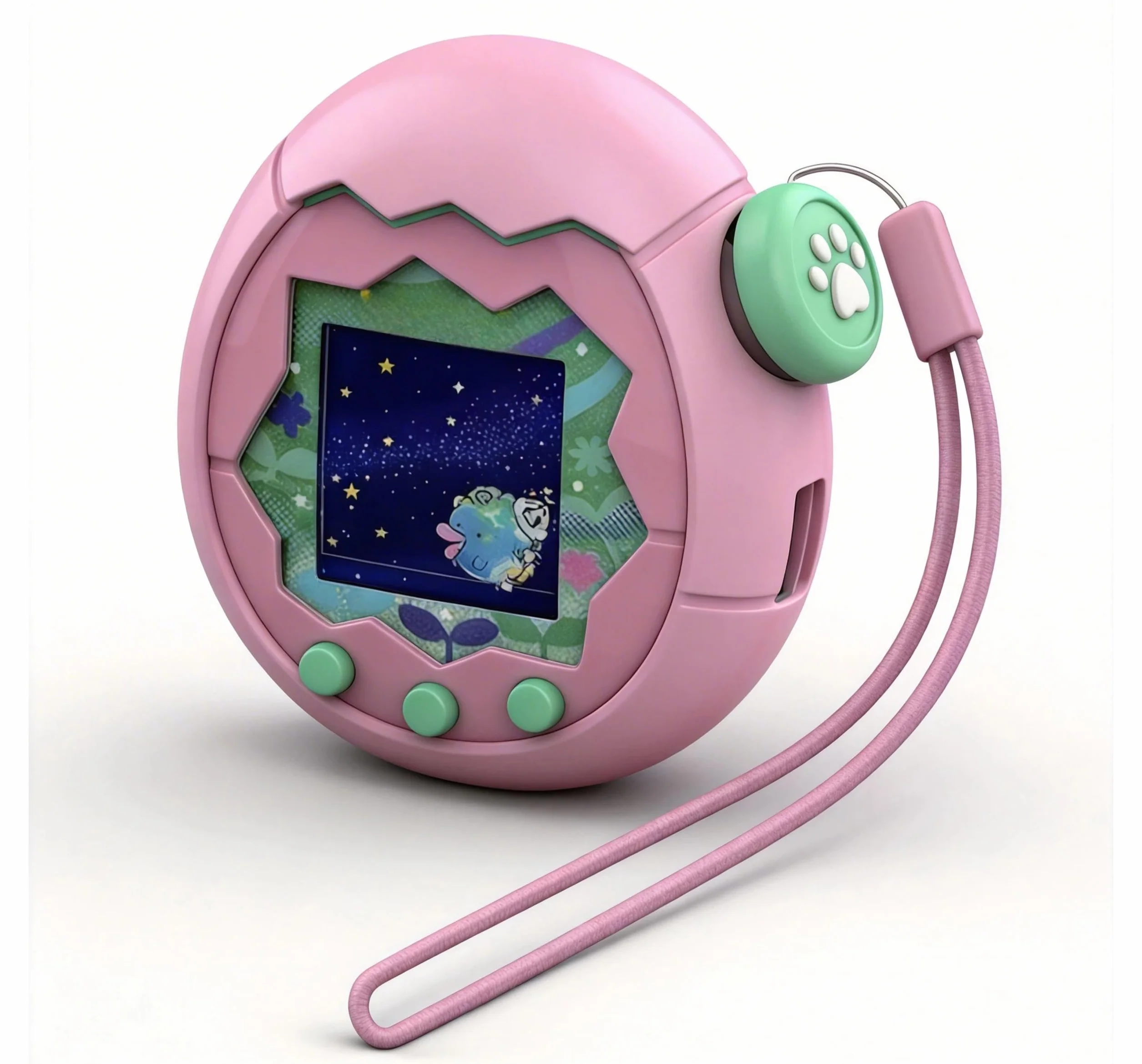 Miękkie Silikonowe Etui Ochronne do Tamagotchi Paradise | Wstrząsoodporne Ochrona Przed Upadkiem Odporne na Zarysowania i Pyłoszczelne Osłona Obudowa do Wirtualnego Pupila
