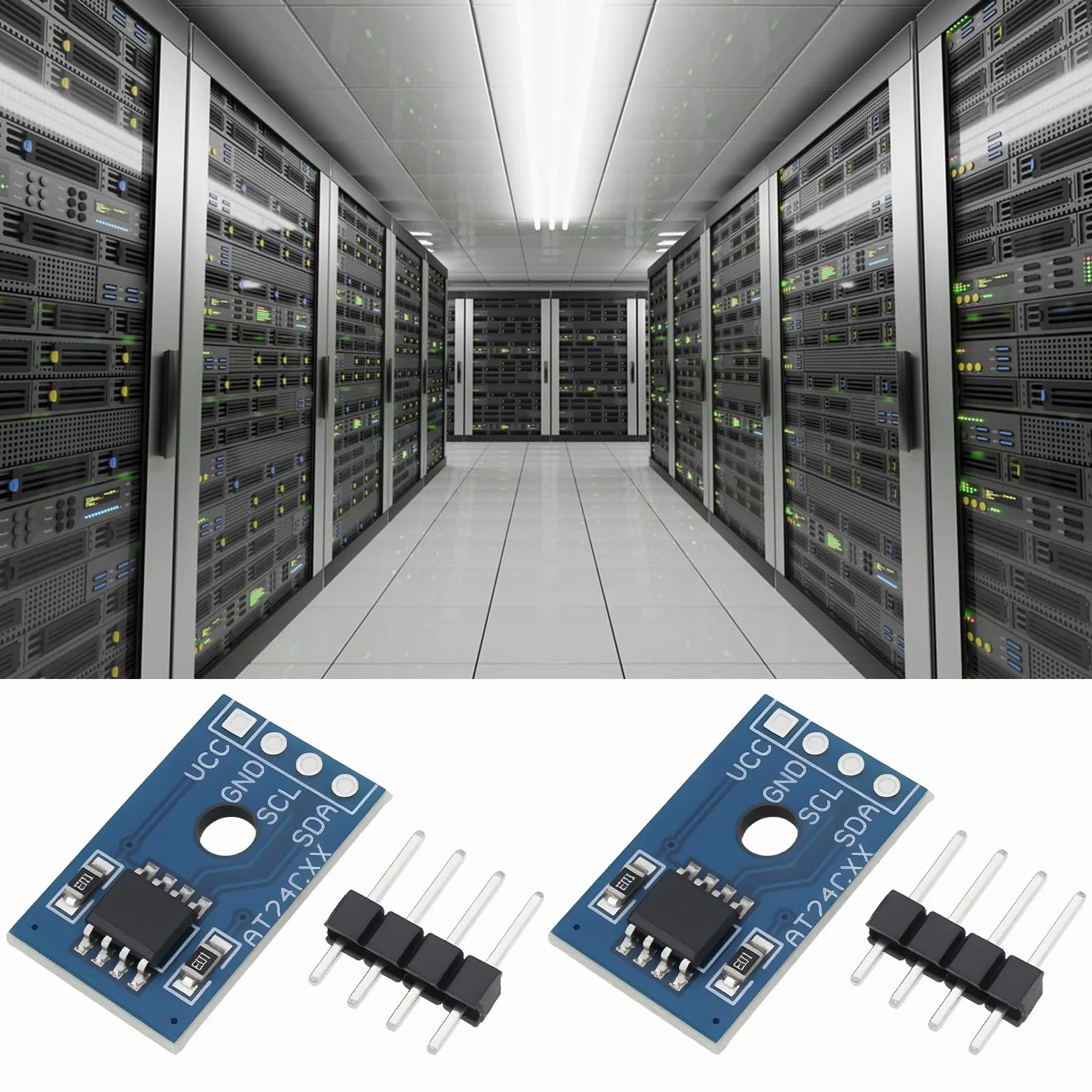 Create idea 6x AT24C256 SMD moduł pamięci I2C interfejs szeregowy EEPROM 2,7-5,5 V 5 mA odpowiedni do modułu przechowywania danych