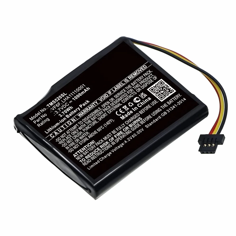 Bateria CELLONIC® VF6F, LHA11110001 1000mAh do Tomtom Start 52 GPS, wymiana baterii