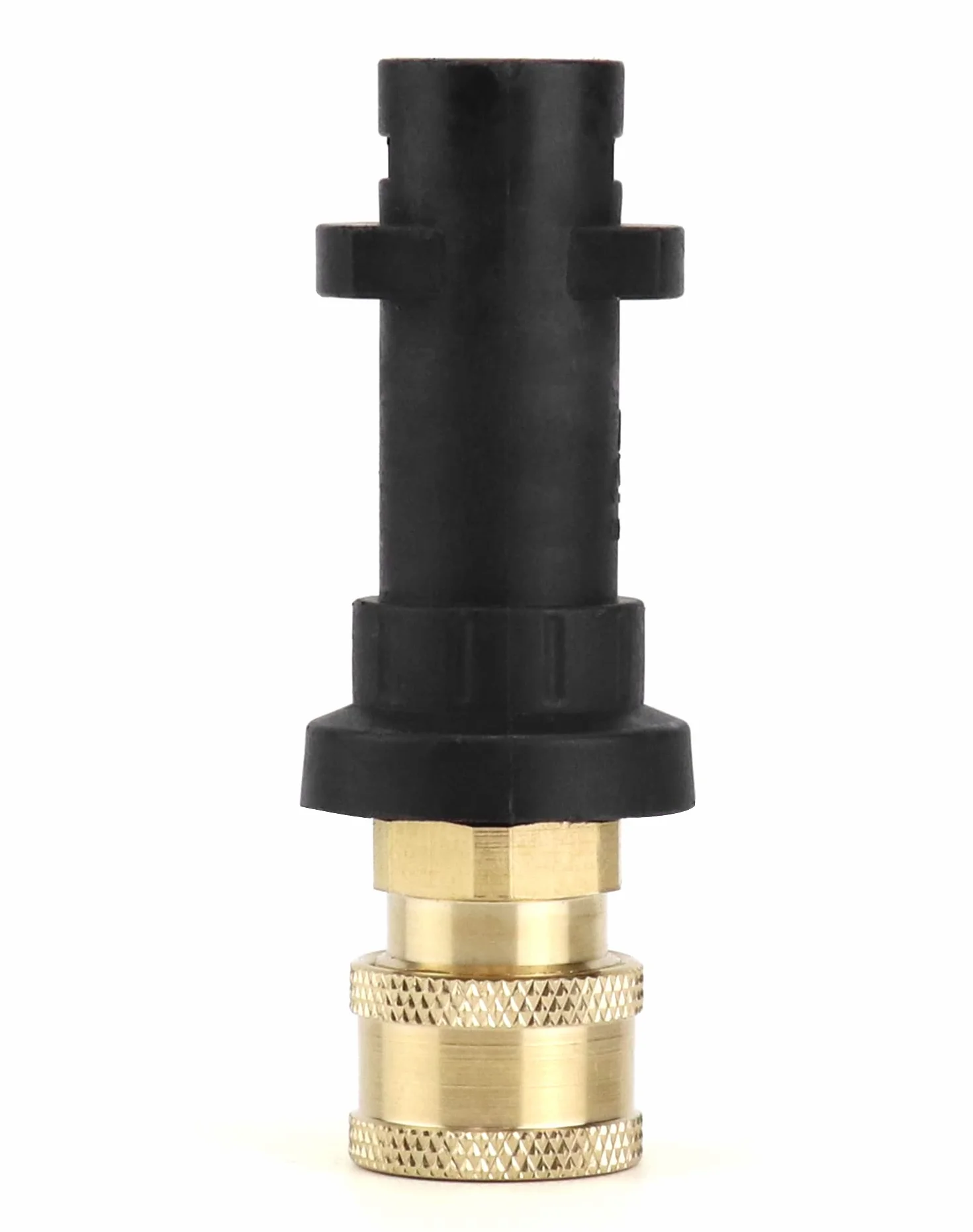 QWORK® Adapter do myjki ciśnieniowej, szybkozłączka mosiężna 1/4", odpowiedni do myjek ciśnieniowych serii Kärcher K K2, K3, K4, K5, K6, K7