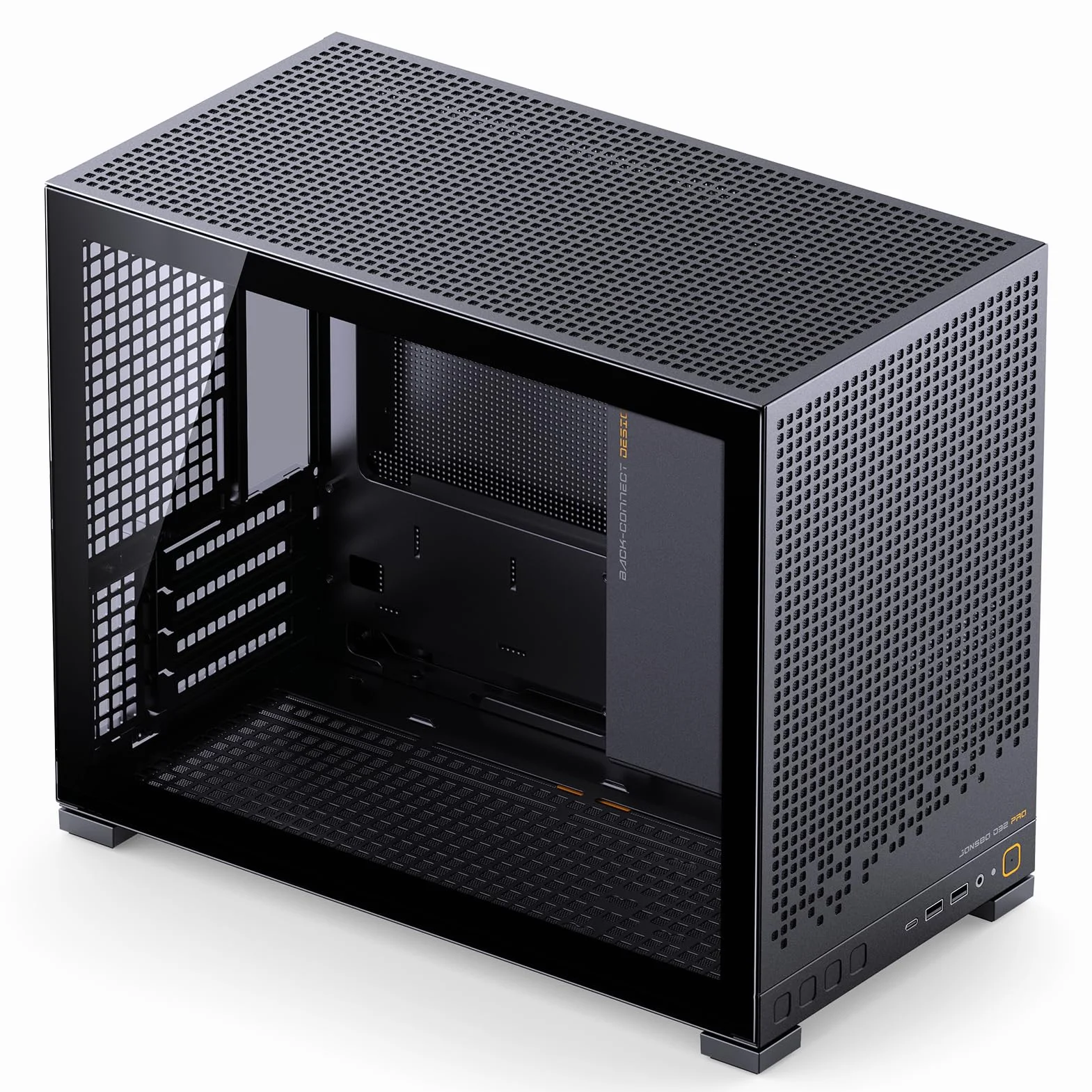 JONSBO D32 PRO Micro ATX PC Obudowa Wysoka kompatybilność Tryb A/B Obsługa MATX Back-Connect/BTF MB 365 mm GPU/240AIO/163 mm Chłodnica powietrza ATX/SFX-L/SFX PSU USB 3.2