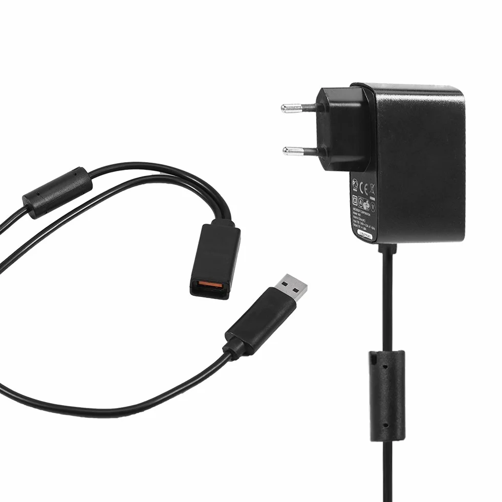 Adapter kabla zasilającego USB do Kinect 360 VBESTLIFE US/EU czarny