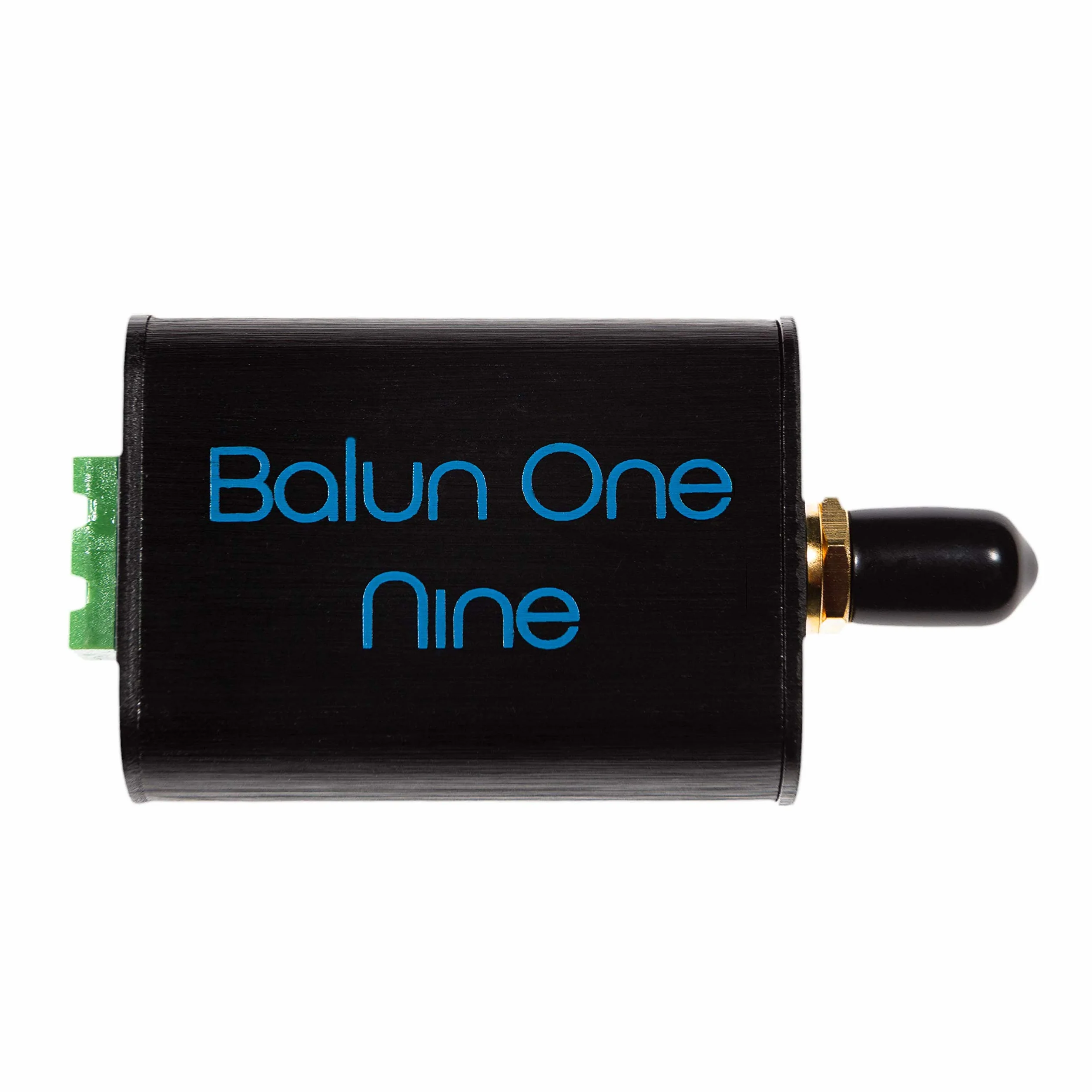 Balun One Nine v2 - Mały niski koszt 9:1 (1:9) Balun z ochroną wejścia i obudową dla HF i krótkofalowych. Świetnie nadaje się do radia zdefiniowanego programowo (RTL-SDR i SDRPlay), Ham It Up i innych