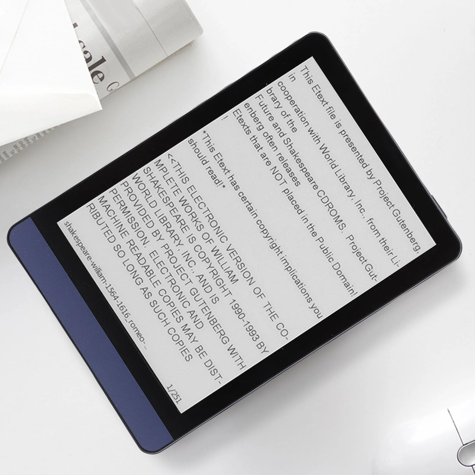 6 -calowy Czytnik Ebooków, 1448x1072 HD Touch Screen Portable Elektroniczny Czytnik Książek na Androida 11, 3GB RAM+32GB ROM, WiFi Bluetooth Glarefree E Readers dla Dzieci