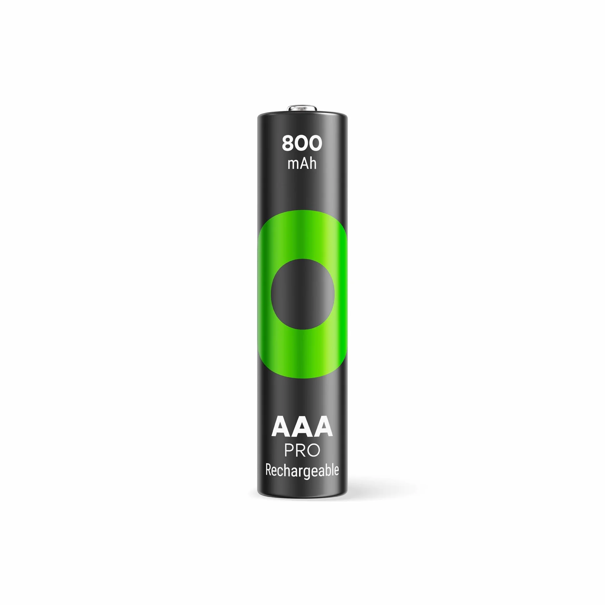 GP ReCyko PRO AAA akumulator 800 mAh NiMH, 1,2 V, 4 sztuki baterii AAA do ponownego ładowania, zaprojektowany dla optymalnej wydajności w przypadku urządzeń o dużej mocy, do 1500 cykli ładowania