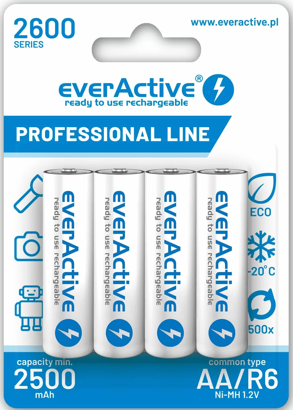 Everactive Akumulator, 4 Sztuki