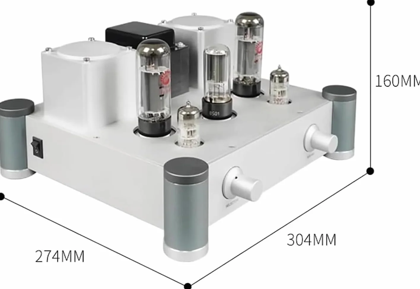Wzmacniacz lampowy stereo Hi-Fi, jednostronny wzmacniacz audio, moc wyjściowa 10 W x 2 do domowych głośników audio i zewnętrznych
