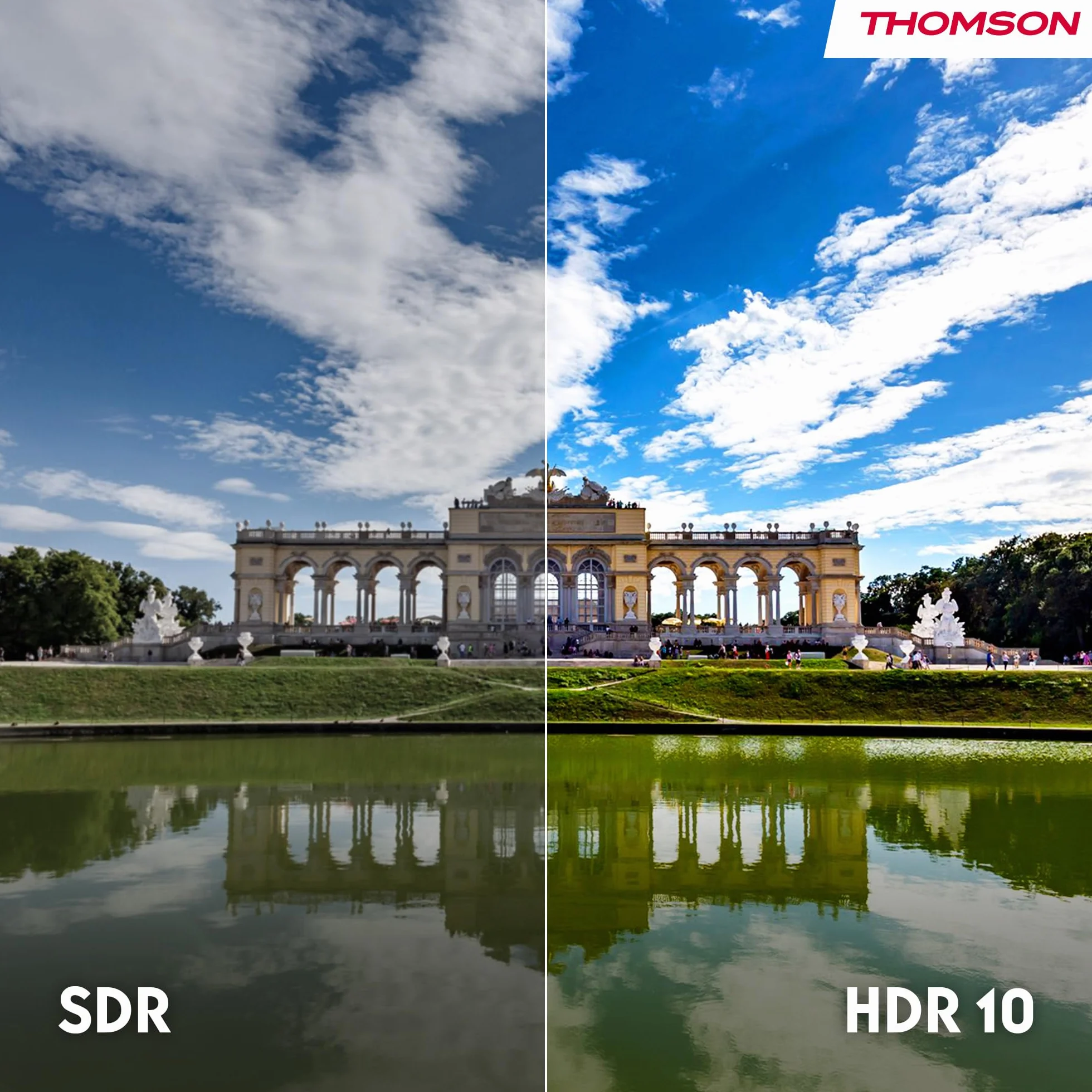 Thomson 24 Cali (60cm) HD LED Smart TV, Wi-Fi, Sterowanie Głosowe, HDR10, Dolby Audio, Potrójny Tuner (Kabel/Satelita/Antena), HDMI, USB, 1.5GB RAM, 8GB Flash – 24HT2S15