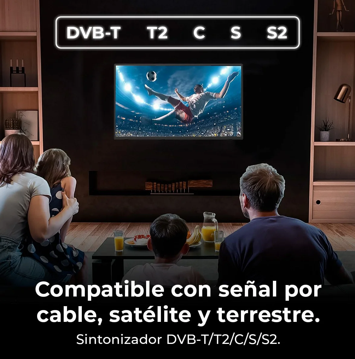 Cecotec Smart TV - 40-calowy LED telewizor o rozdzielczości Full HD - Seria A5 ALF50040. Smart TV VIDAA, Dolby Audio, wbudowane WiFi, Chromecast, 3 HDMI i 2 USB, głośniki 16W