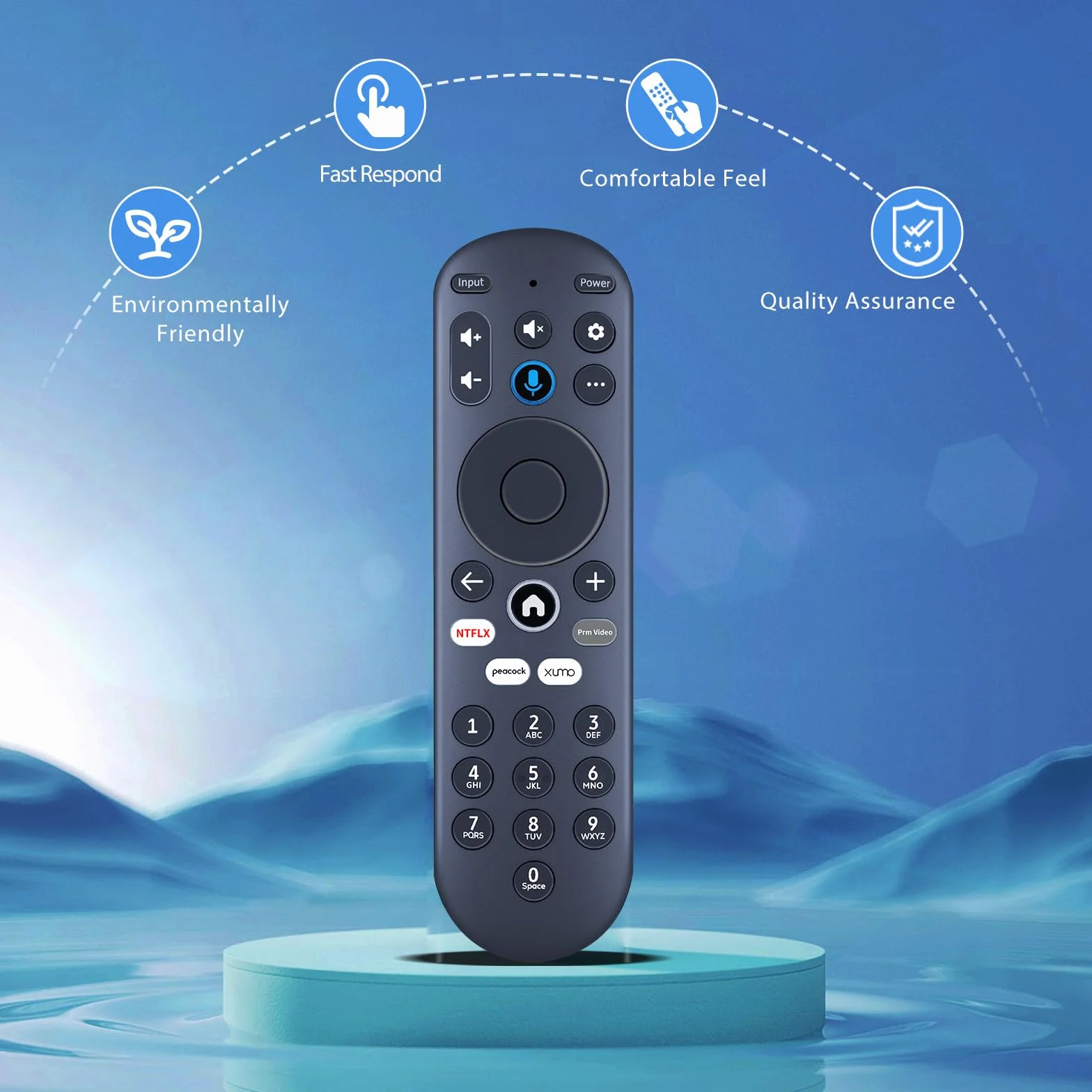 PZL Zamienny pilot głosowy pasuje tylko do elementu Xumo Stream Box