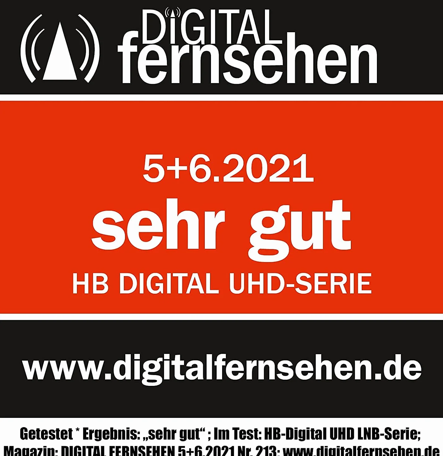 hb-digital Quattro LNB zastosowanie tylko do multiprzełącznika (test BARDZO DOBRY *) do multiprzełącznika Multiswitch LTE Protected Digital Sat Full HDTV 3D 4K UHD ochrona przed warunkami atmosferycznymi czarny + 4 x wtyk F