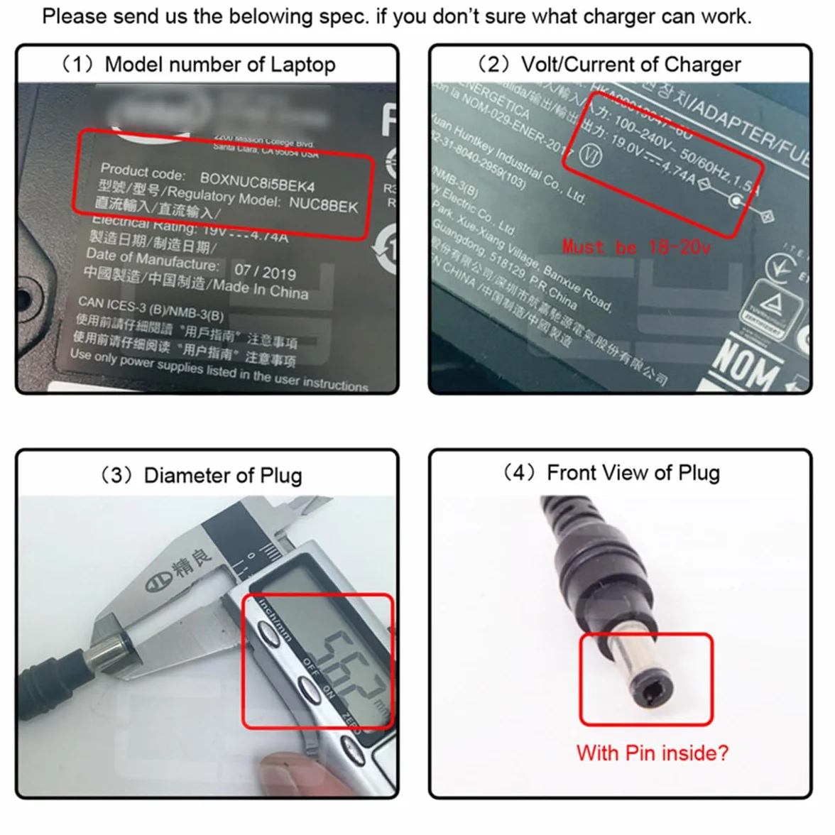 Adapter CY typu C wejście USB-C na DC 5,5 x 2,1 mm Jack inteligentny wyświetlacz LED 100 W moc wyjściowa 20 V 5 A PD Charge 65 W Adapter do laptopa