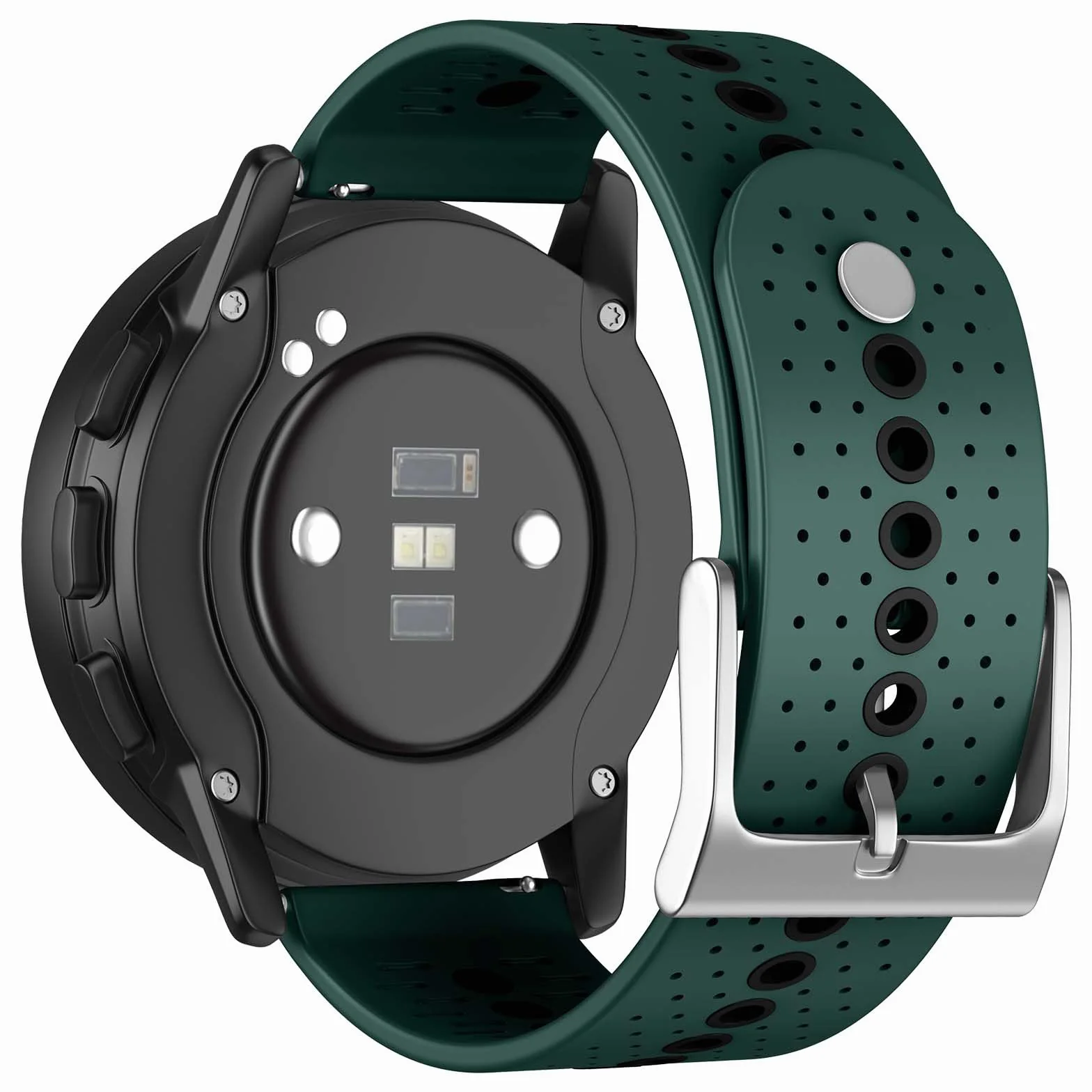 Pasek do zegarka Suunto 9 Peak/9 Peak Pro/5 Peak/Race/Vertical, 22 mm silikonowy pasek zastępczy QuickFit do Garmin Venu 3, Venu 2, Vivoactive 4, Forerunner 265, Forerunner 255