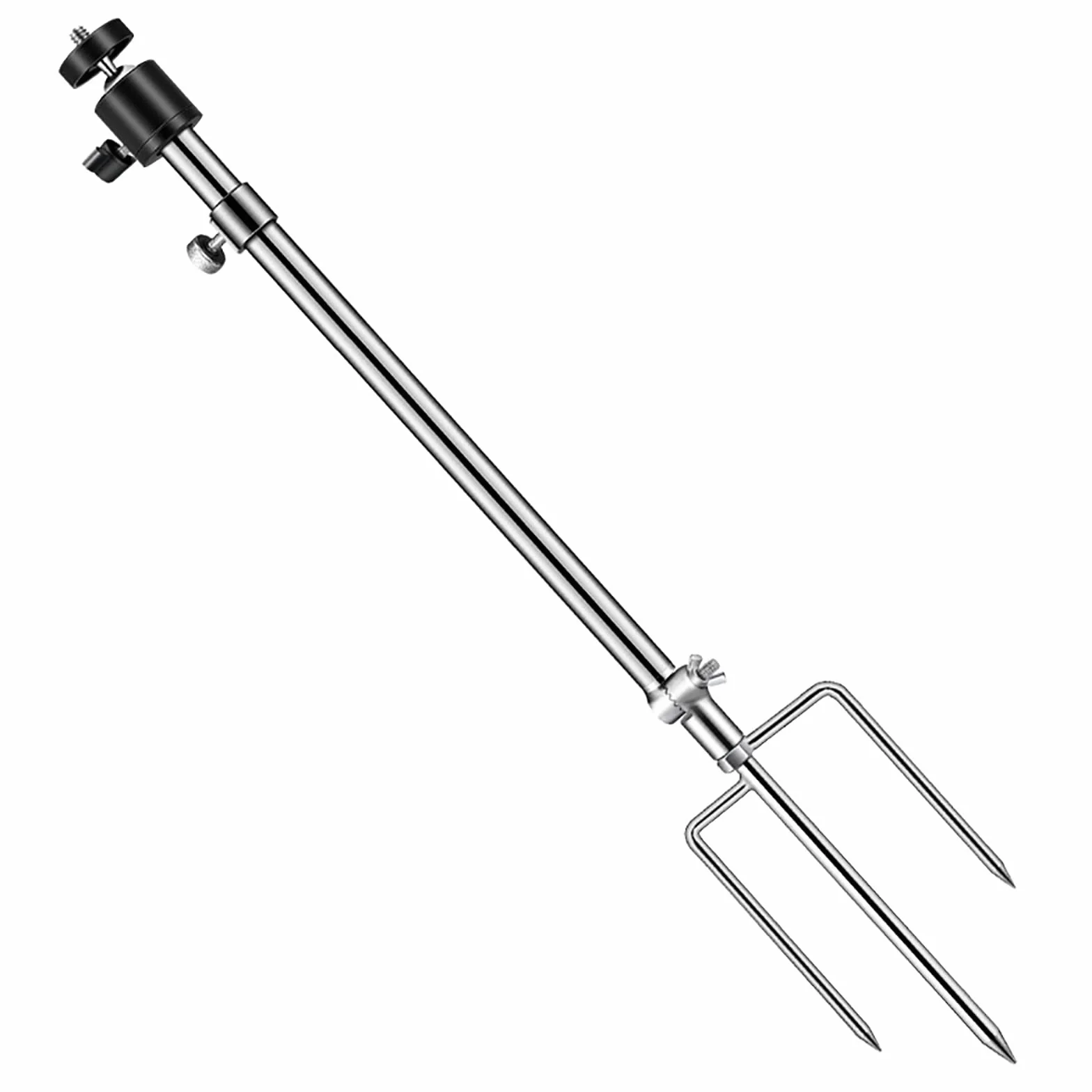 Uchwyt na kamerę do gier i szlaków, pogrubiony, składany wspornik ze stali nierdzewnej, regulowane 360 stopni, uniwersalne połączenie śrubowe 1/4–20 (6 mm), do montażu kamer szlakowych, paneli słonecznych itp.