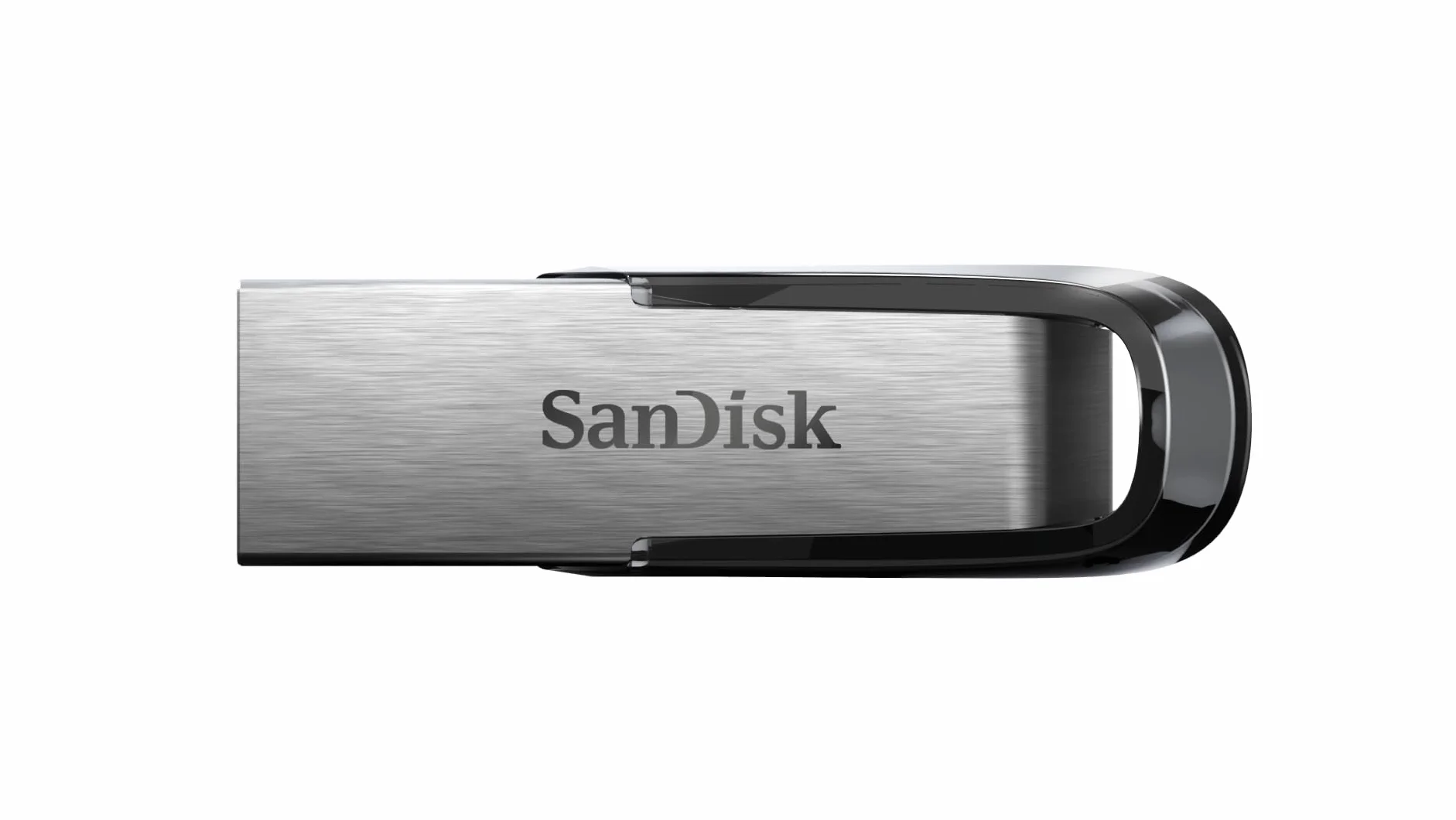 Sandisk Ultra Flair SDCZ73-128G-G46 Pendrive, Srebrny/Czarny, 128GB