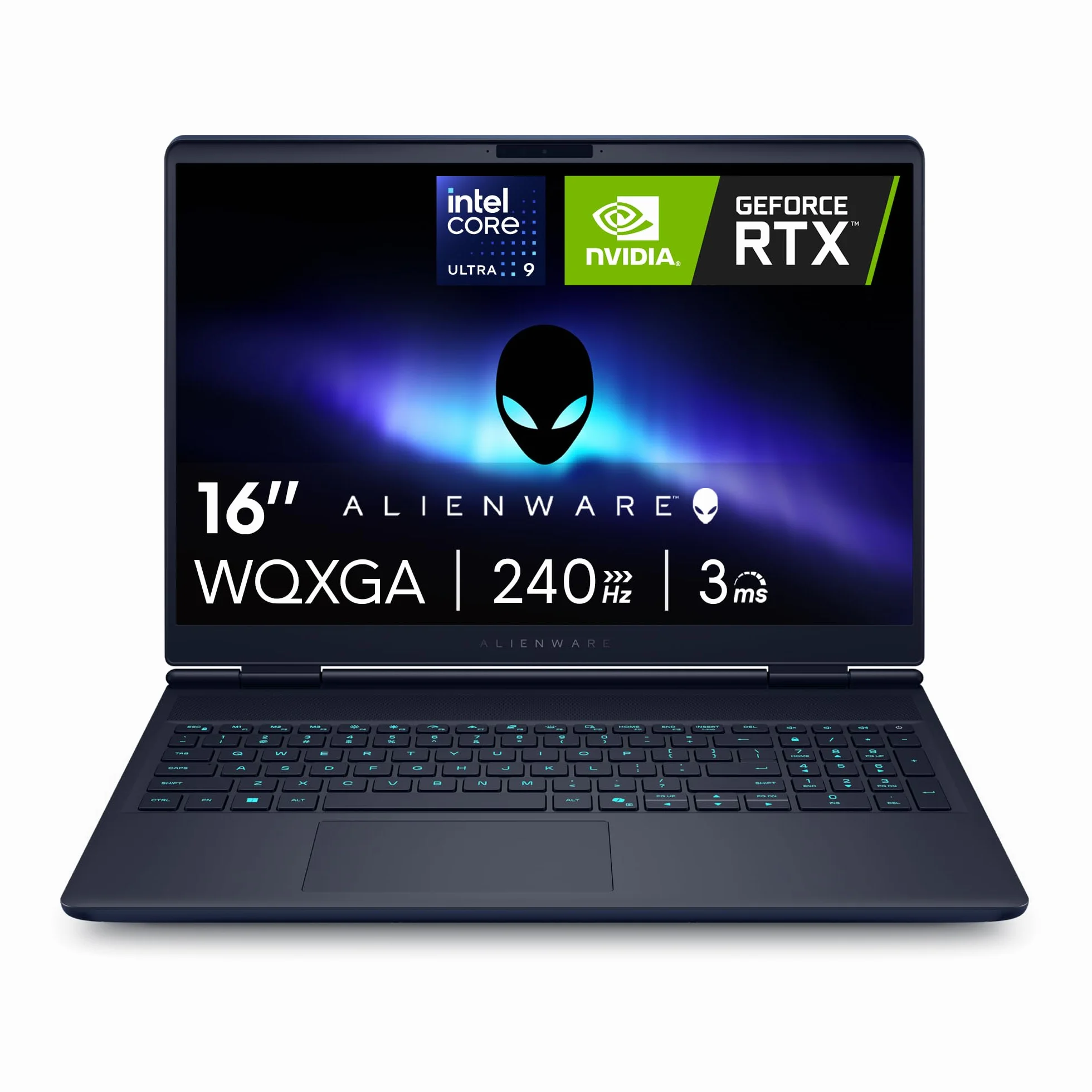Alienware 16 x laptop Aurora do gier AC16251 16" WQXGA 240Hz G-Sync Display, Intel Core Ultra 9 275HX Series 2, Nvidia Geforce RTX 5070, 32 GB RAM, 1 TB SSD, Windows 11 Home, klawiatura RGB AlienFX