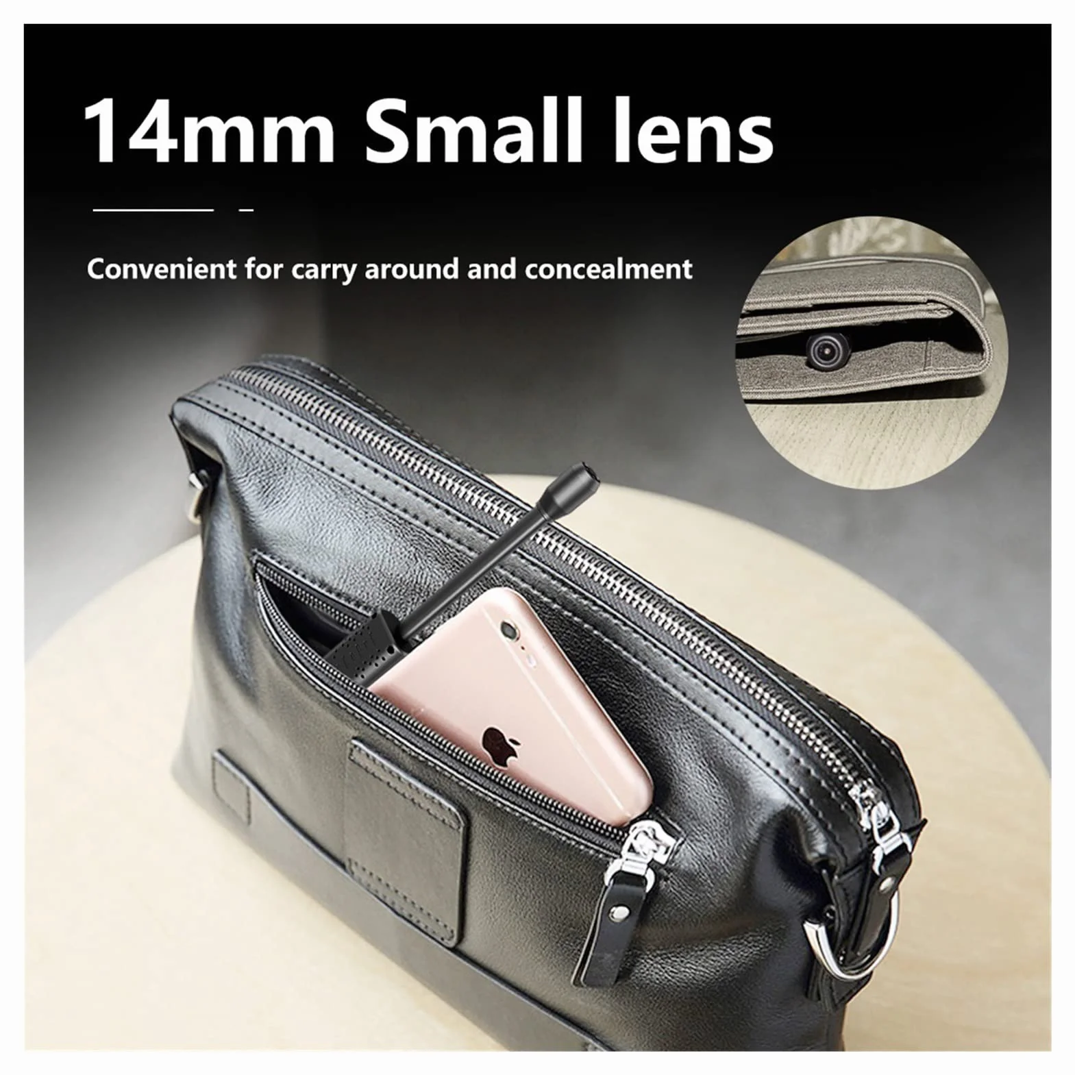 Kamera nasobna Mini aparat WIFI przenośny P2P IP/AP Zdalne sterowanie Usb. Kamera Micro Surveillance. HD 1080p. Obsługa wykrywania ruchu ukryta karta(Cam no Card,WIFI 1080P CAMERA)