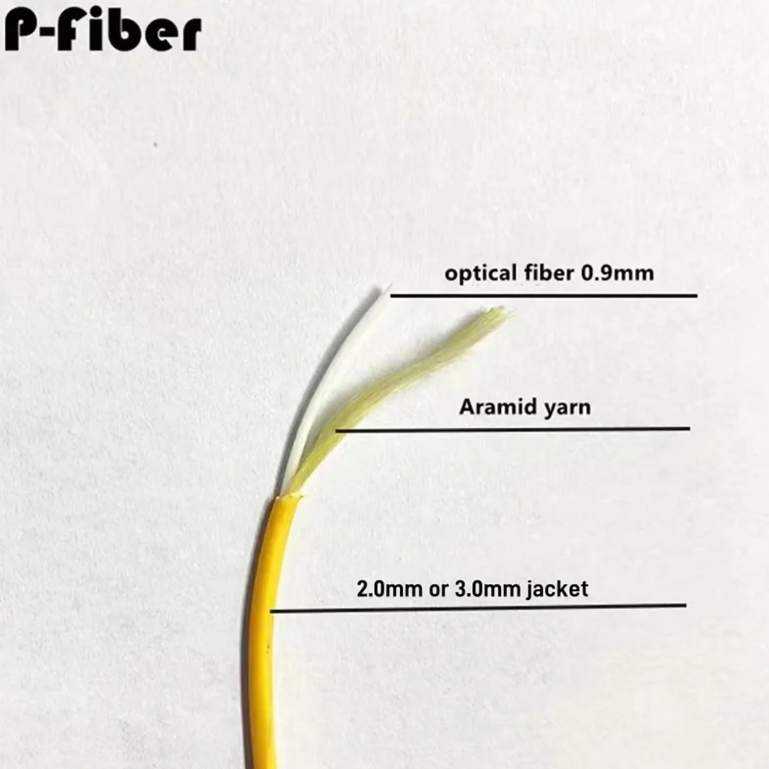 Kabel światłowodowy LC-MU MU-LC SM Simplex 9/125um SX światłowodowy kabel połączeniowy FTTH (60 m 1 szt.)