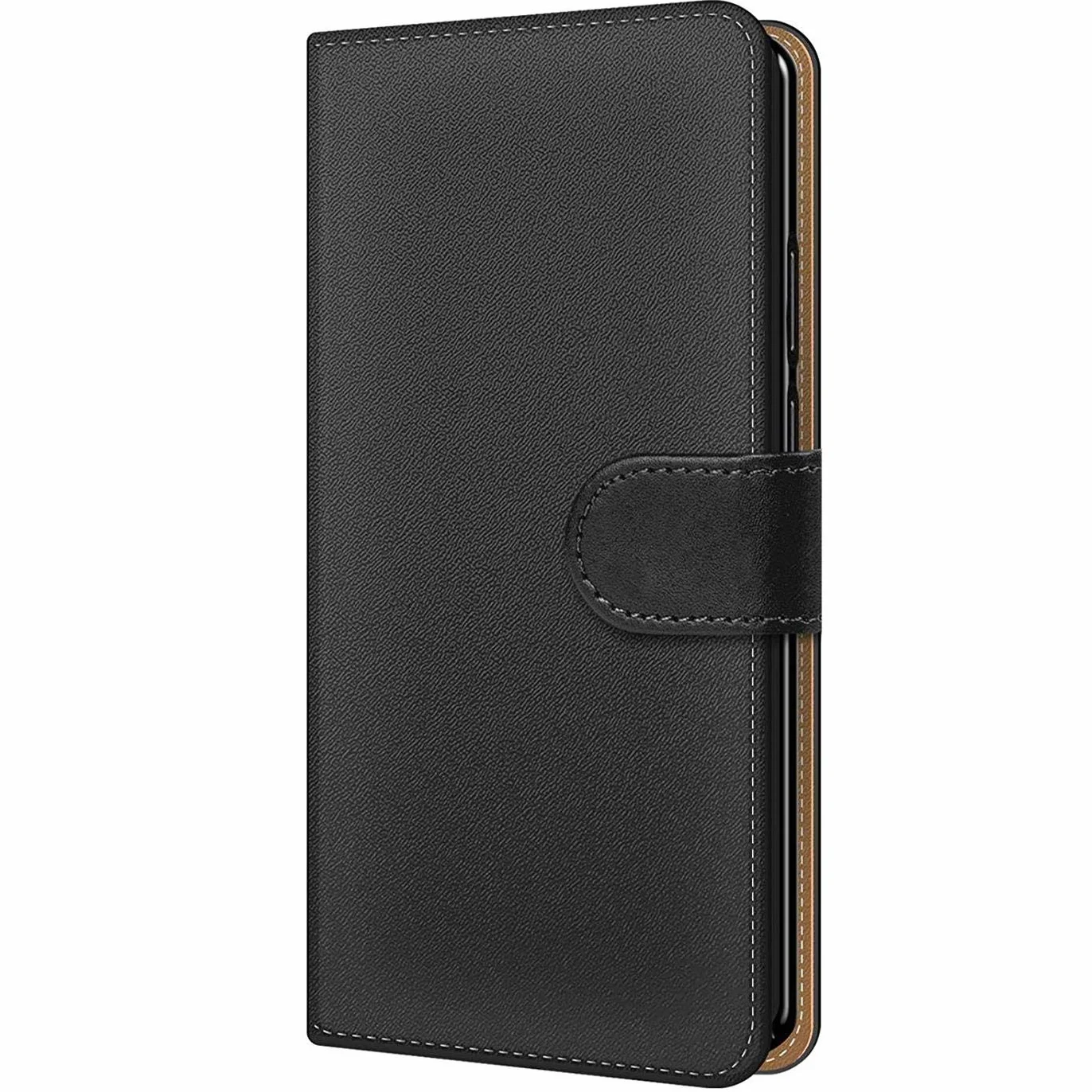 Verco Etui Kompatybilne z Xiaomi Mi 10 / Mi 10 Pro Case, ochronne obudowa dla Xiaomi Mi 10 / Mi 10 Pro portfel smartfon przegródki na karty, Czarny