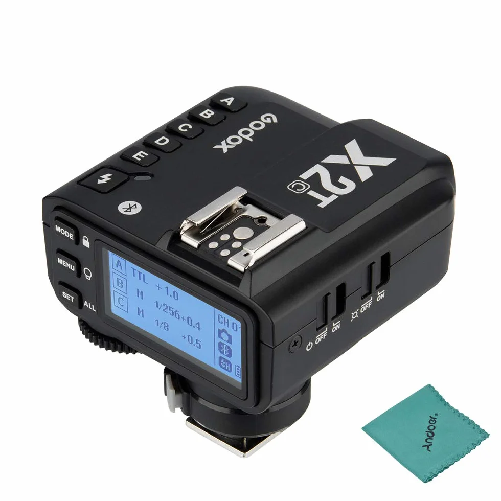 Godox X2T-C E-TTL II bezprzewodowy wyzwalacz lampy błyskowej 1/8000s HSS 2.4G bezprzewodowy nadajnik wyzwalający kompatybilny z aparatem Canon DSLR Godox V1 TT685C TT350C V860II-C TT600 AD200 AD200Pro