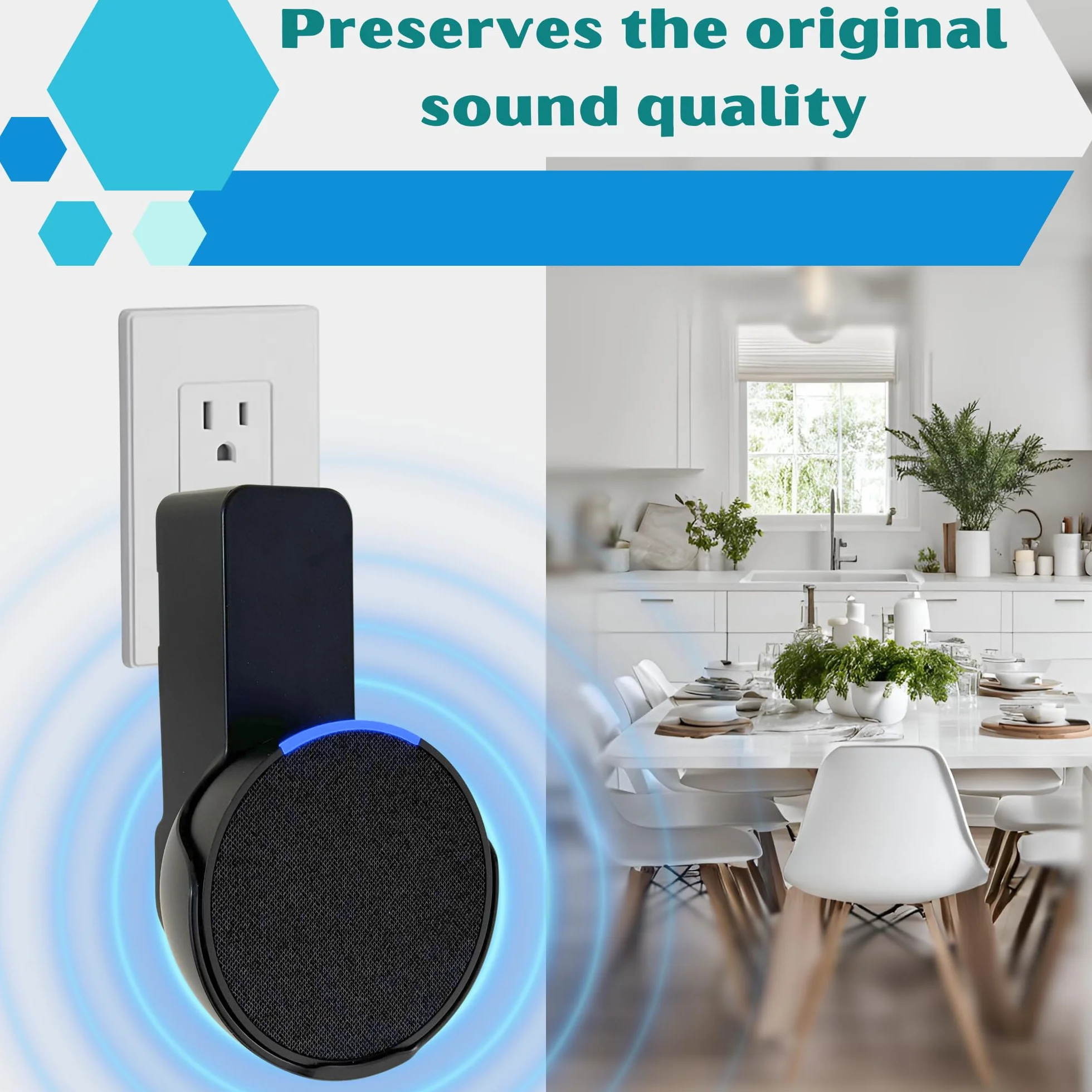 Sintron Smart Home uchwyt ścienny do Google & Pop (czarny)