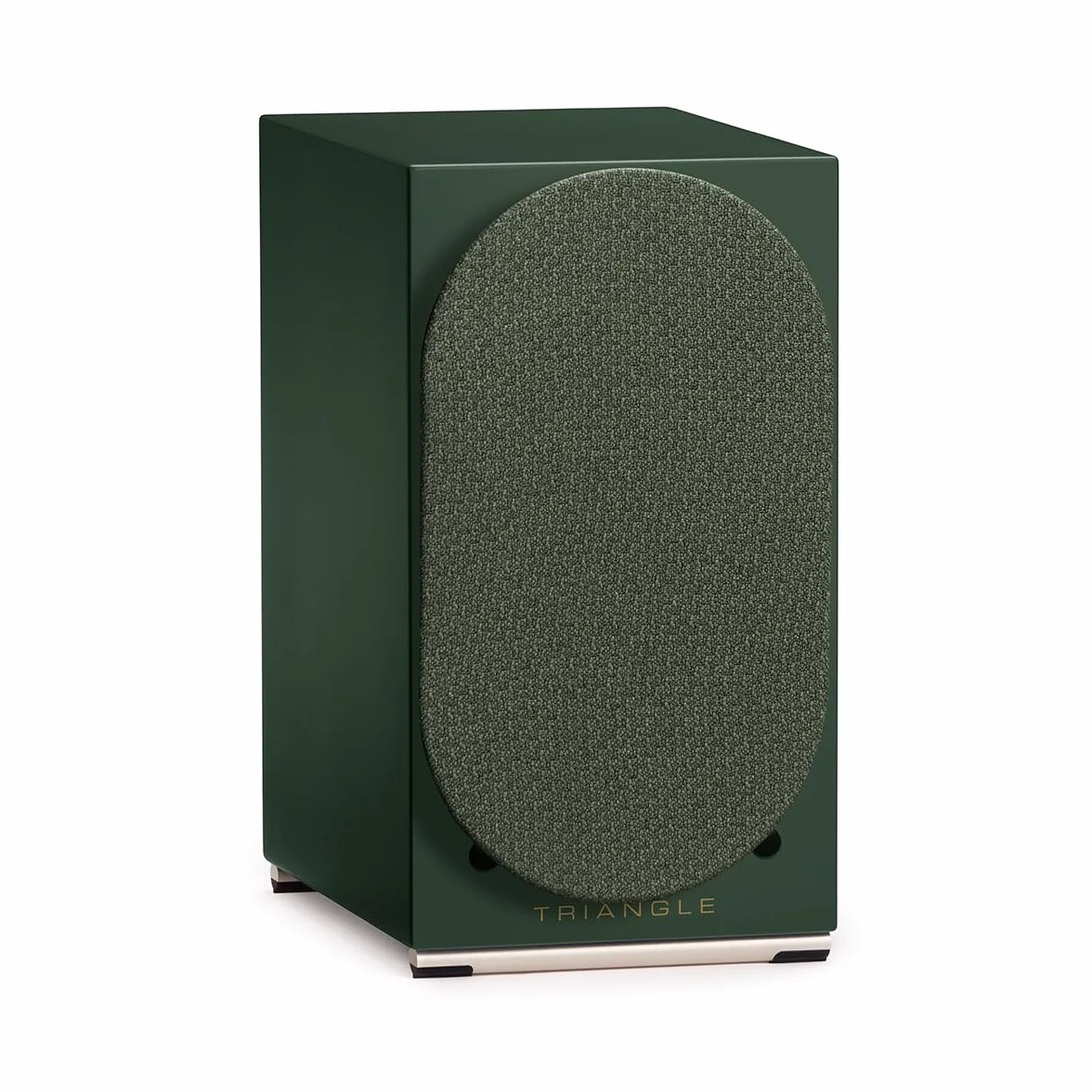 TRIANGLE - Głośniki aktywne AIO TWIN - Głośniki podstawkowe Wi-Fi i Bluetooth ze wzmacniaczem 2x50 W - Dźwięk HD - Wejścia PHONO/Platinum + Telewizor optyczny - 165 x 304 x 235 mm - Angielski zielony