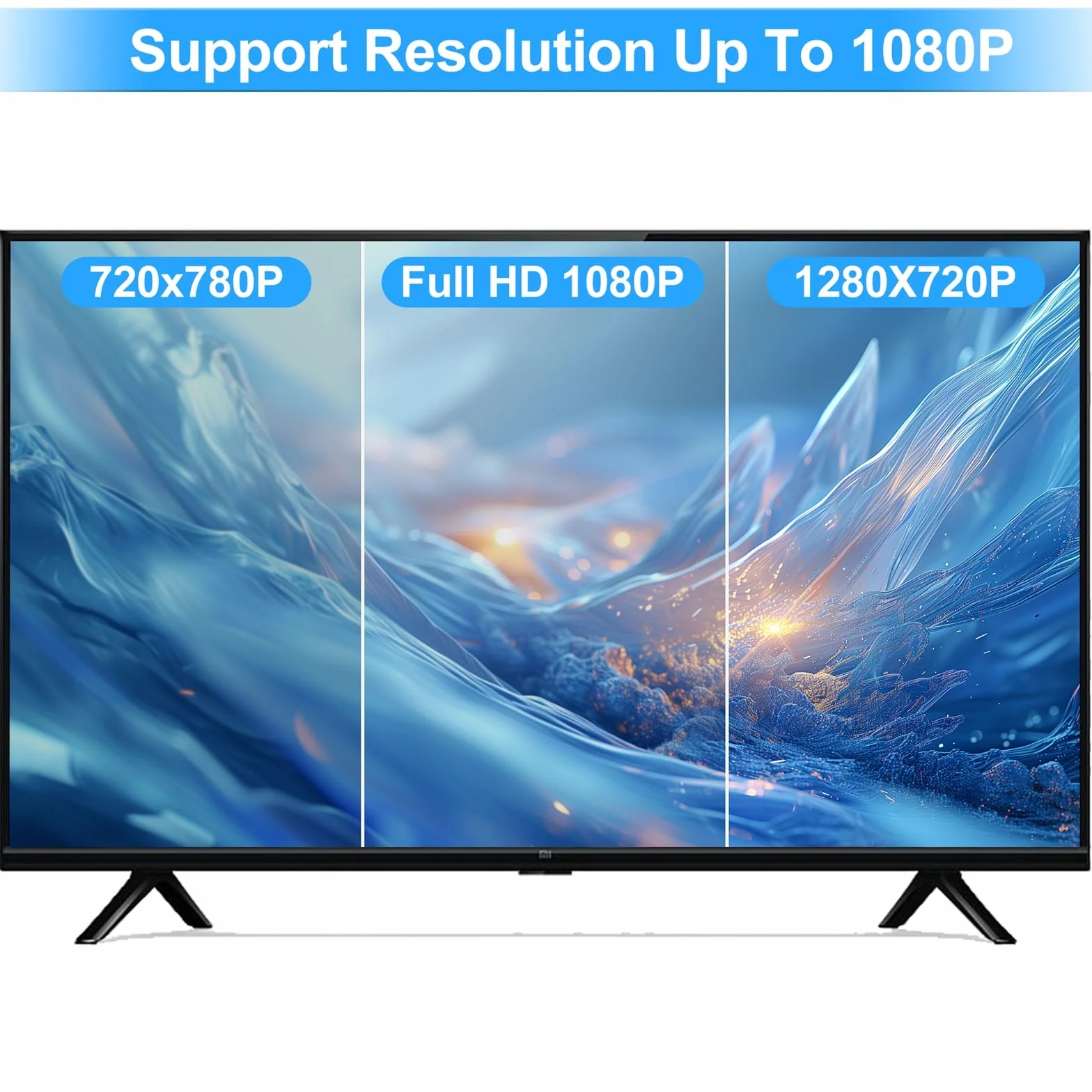 Thsucords Kabel DVI na VGA 1M, Jednokierunkowy Adapter DVI-D na VGA, Męski Pozłacany Pleciony Przewód,1080P Full HD do Telewizora HD, Komputera, Laptopa, Monitora, Projektora