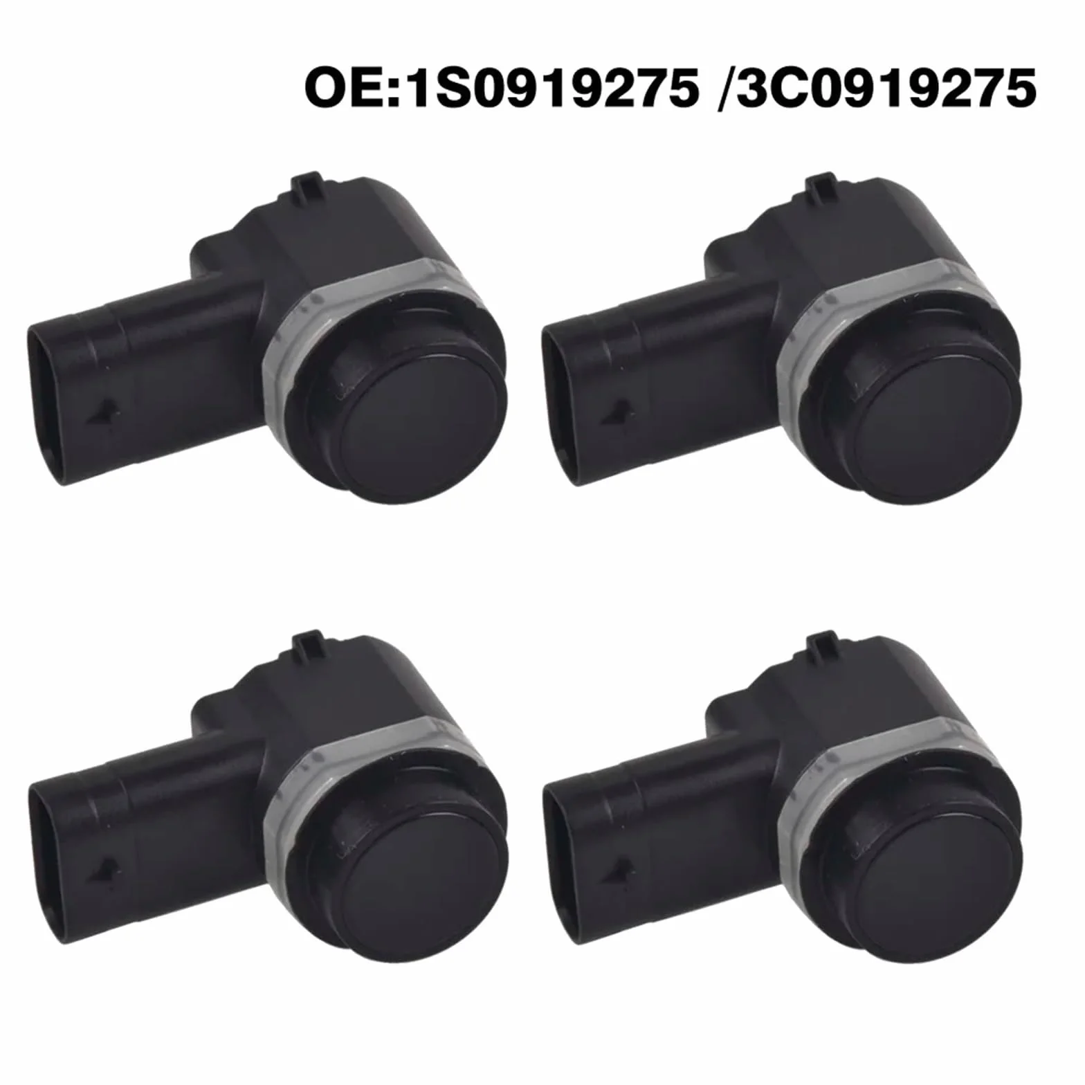 Zestaw wspomagający parkowanie do Seat Ibiza i Leon (2011-2014) 4-częściowy czujnik odległości wstecznej Radar OEM 1S0919275 3C0919275