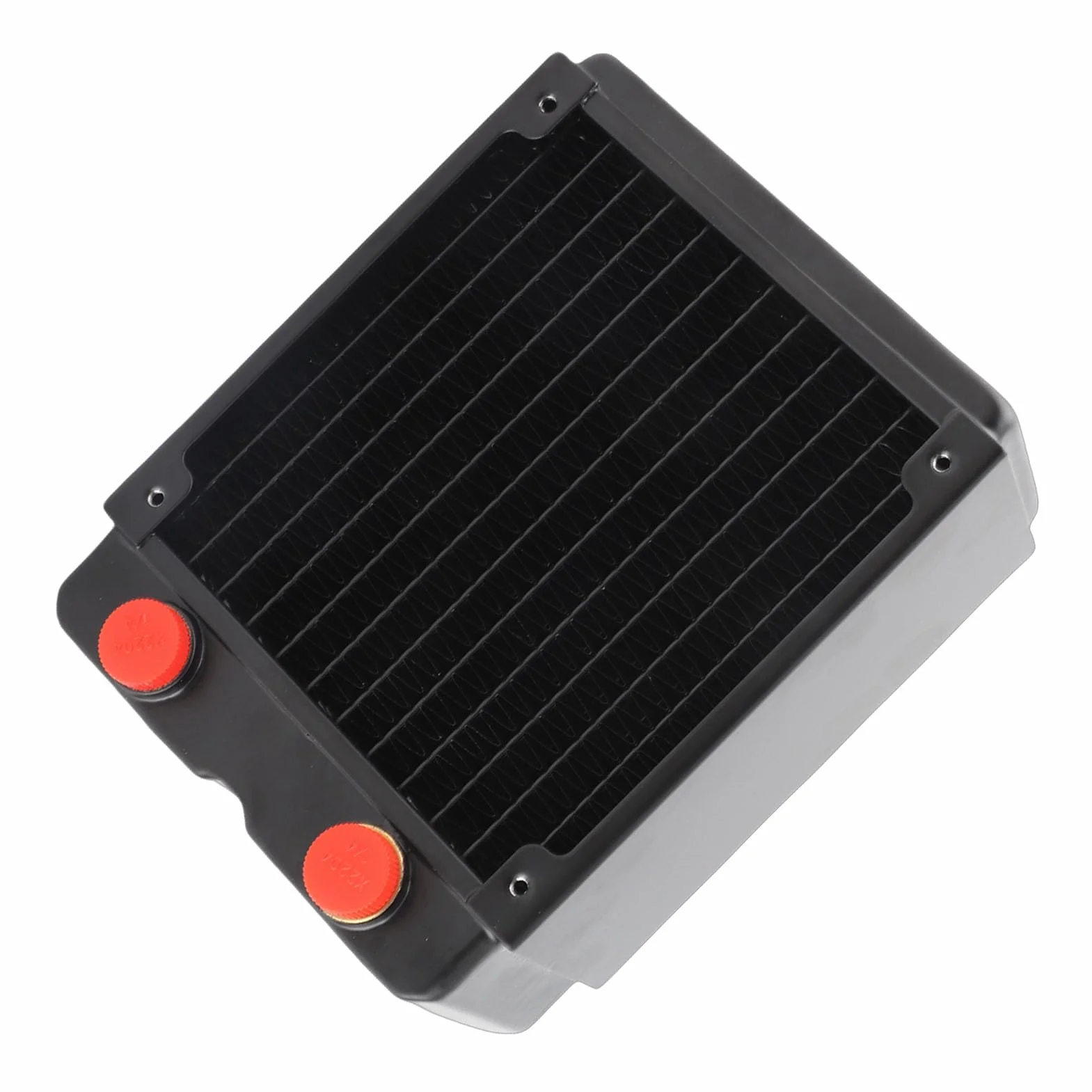 Acouto Chłodzenie Komputerowe Miedziany, 3-warstwowy, 12-rurowy Radiator do Chłodzenia Komputera PC 120 Mm G1/4 Przyspieszenie Wody Fas Chłodnica Komputera PC Radiator Chłodzenia Chłodnica Procesora