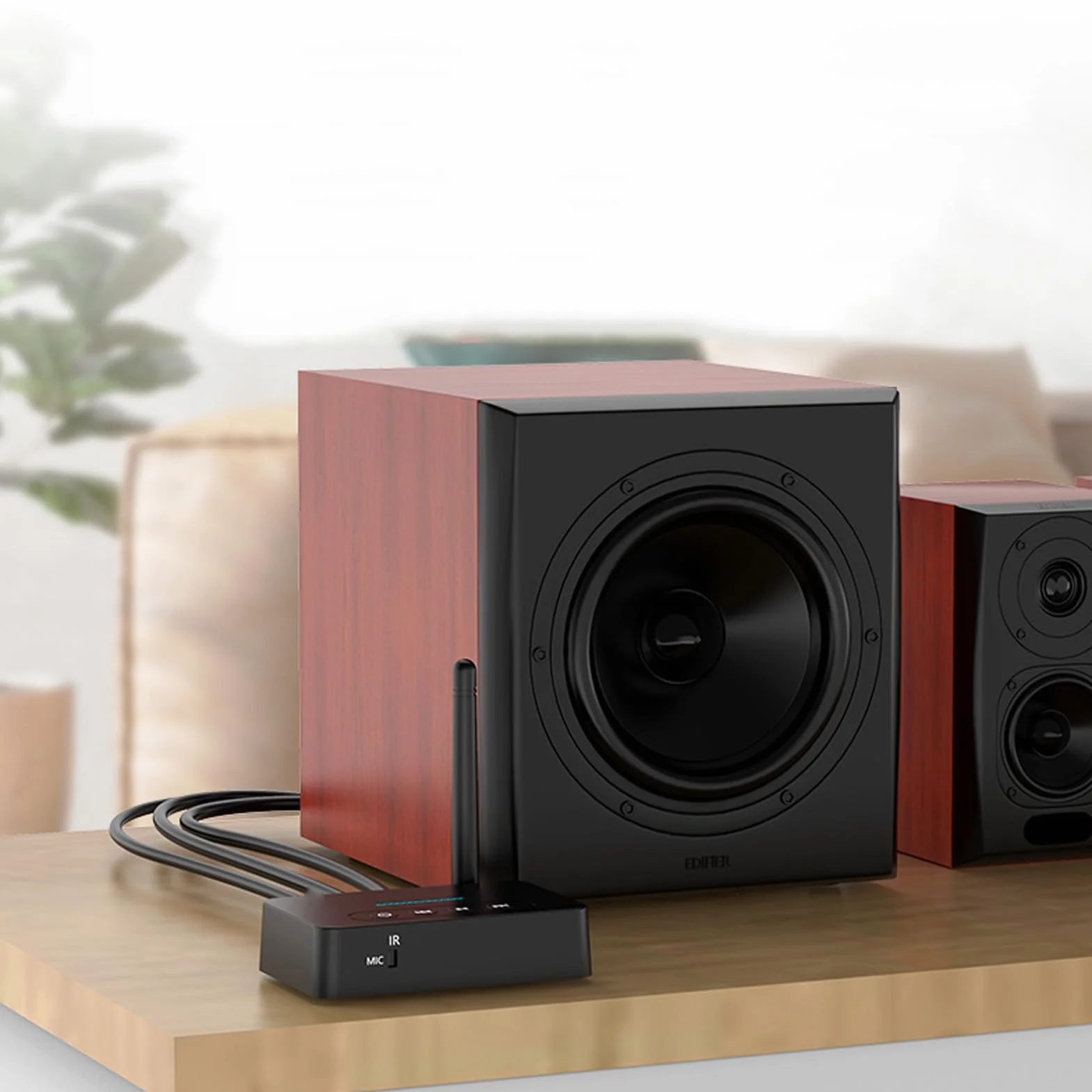 Nadajnik-odbiornik Dźwięku Bluetooth 5.1, Adapter Audio Bluetooth HiFi 2 w 1 z Optycznym Złączem AUX RCA, funkcją NFC, do Domowego Systemu Dźwiękowego i Samochodowego Zestawu