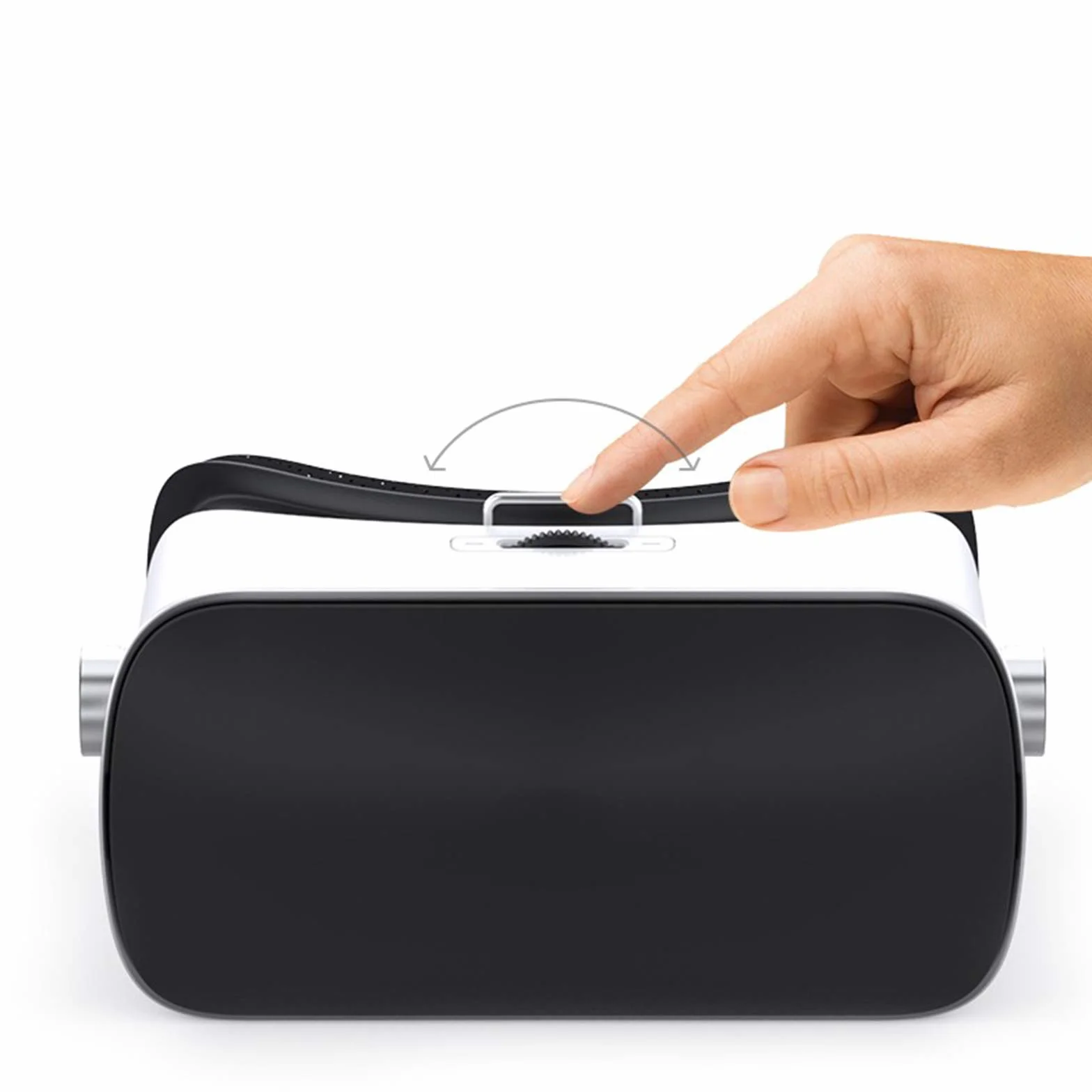 Virtual Reality, Okulary 3D VR z kontrolerem Bluetooth i słuchawkami 100° FOV, kompatybilne z iPhone i Androidem, wygodne i regulowane słuchawki VR