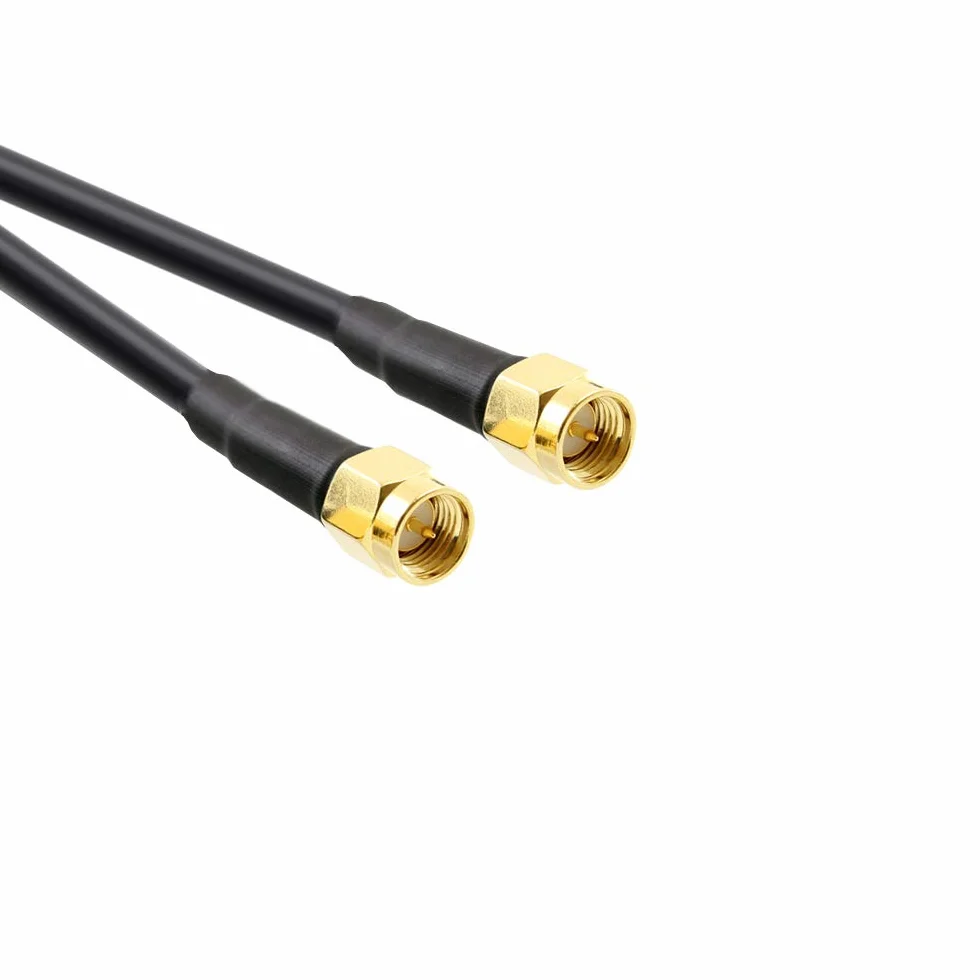 MAO5GV1 antena 5G z zyskiem mocy 9dBi – w zestawie 10 m Twin kabel antenowy – uniwersalny do połączeń danych 5G i LTE, wielopasmowa antena okrągła, odporna na warunki atmosferyczne (stopień morski)
