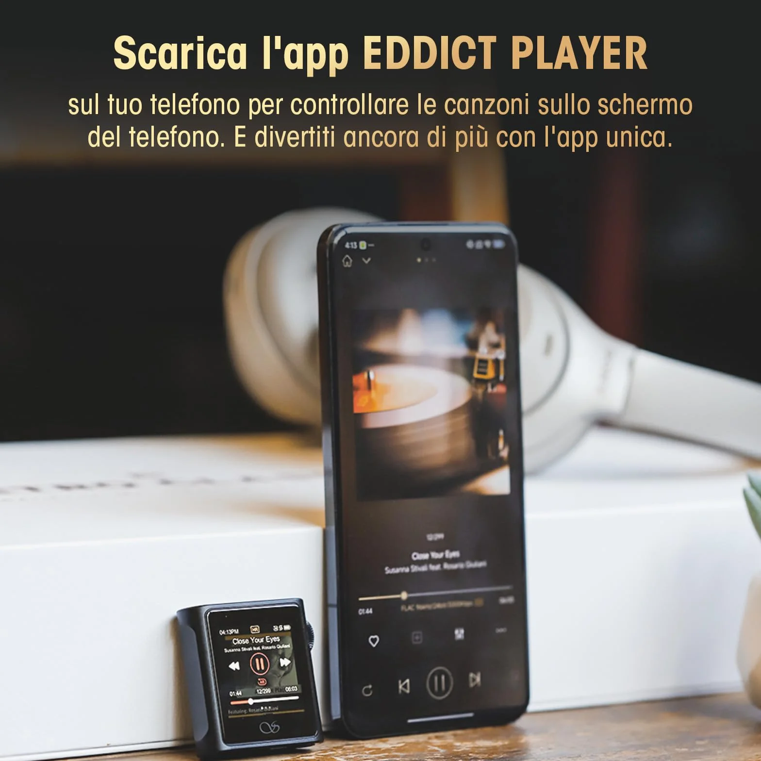 SHANLING M0s Hi-Fi odtwarzacz MP3, mini DAC, ekran dotykowy AMP HD, Bluetooth 5.0, obsługuje bezstratny dźwięk stereo z kartą SD 2 TB do uprawiania sportu, joggingu i treningu (tytan, bez karty SD)