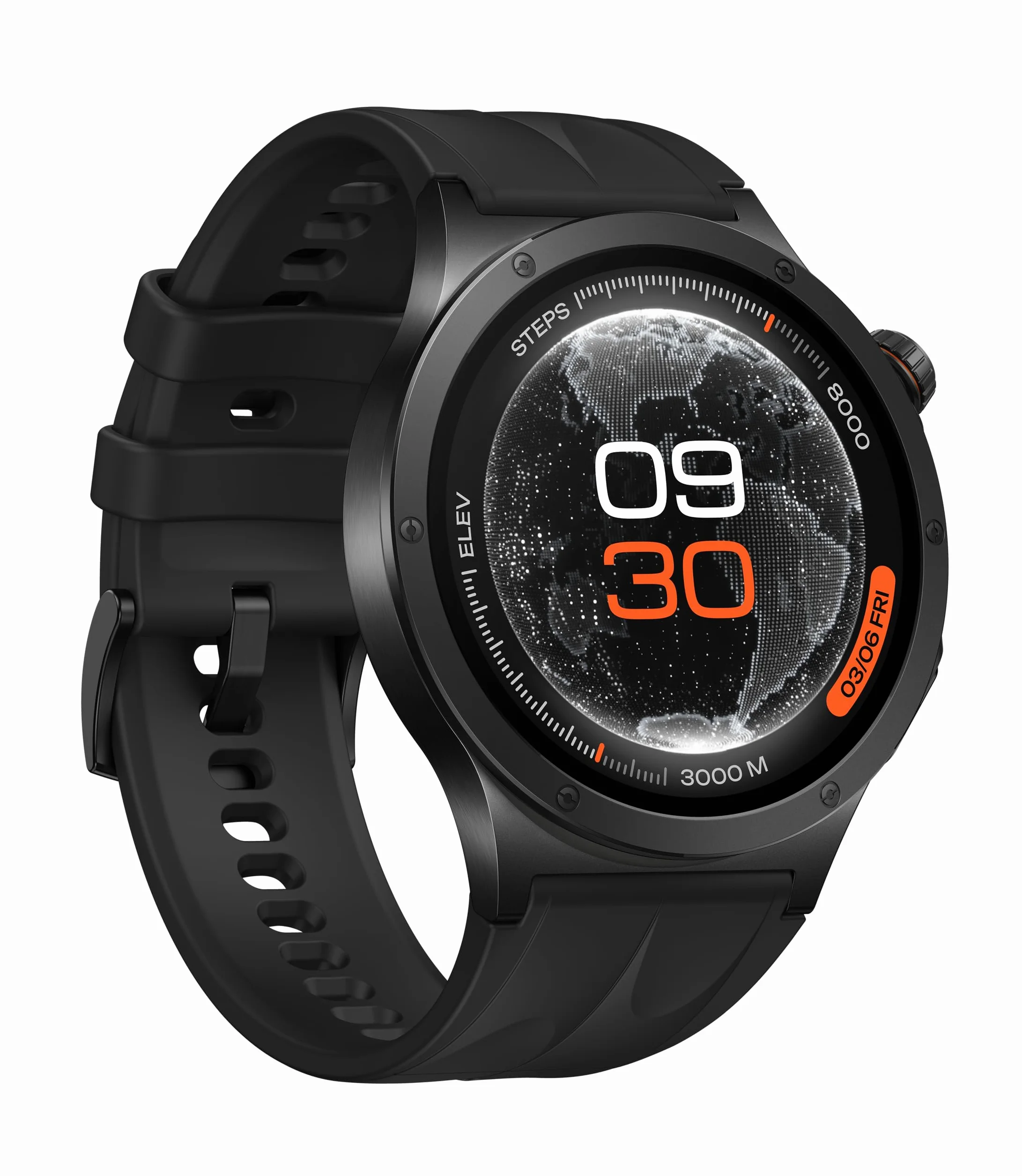 OPPO Watch X3 Smartwatch z Wear OS, wyświetlacz AMOLED, 3,8 cm (1,5"), bateria do 16 dni, EKG i zdrowie w 60 sekund, podwójny GPS, wodoszczelny IP69/5 ATM, tytan i szafirowe szkło, obsydian
