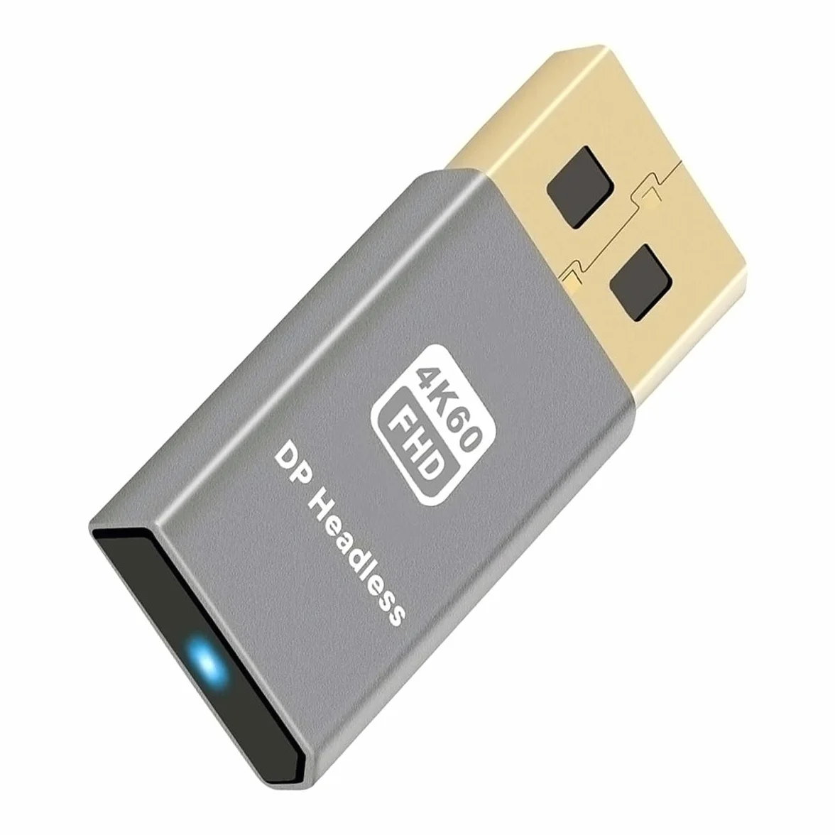 CY Adapter 4K przy 60 Hz DP wirtualny wyświetlacz Displayport aktywny adapter atrapa wtyczka bez głowy emulator ducha 1080p przy 120Hz