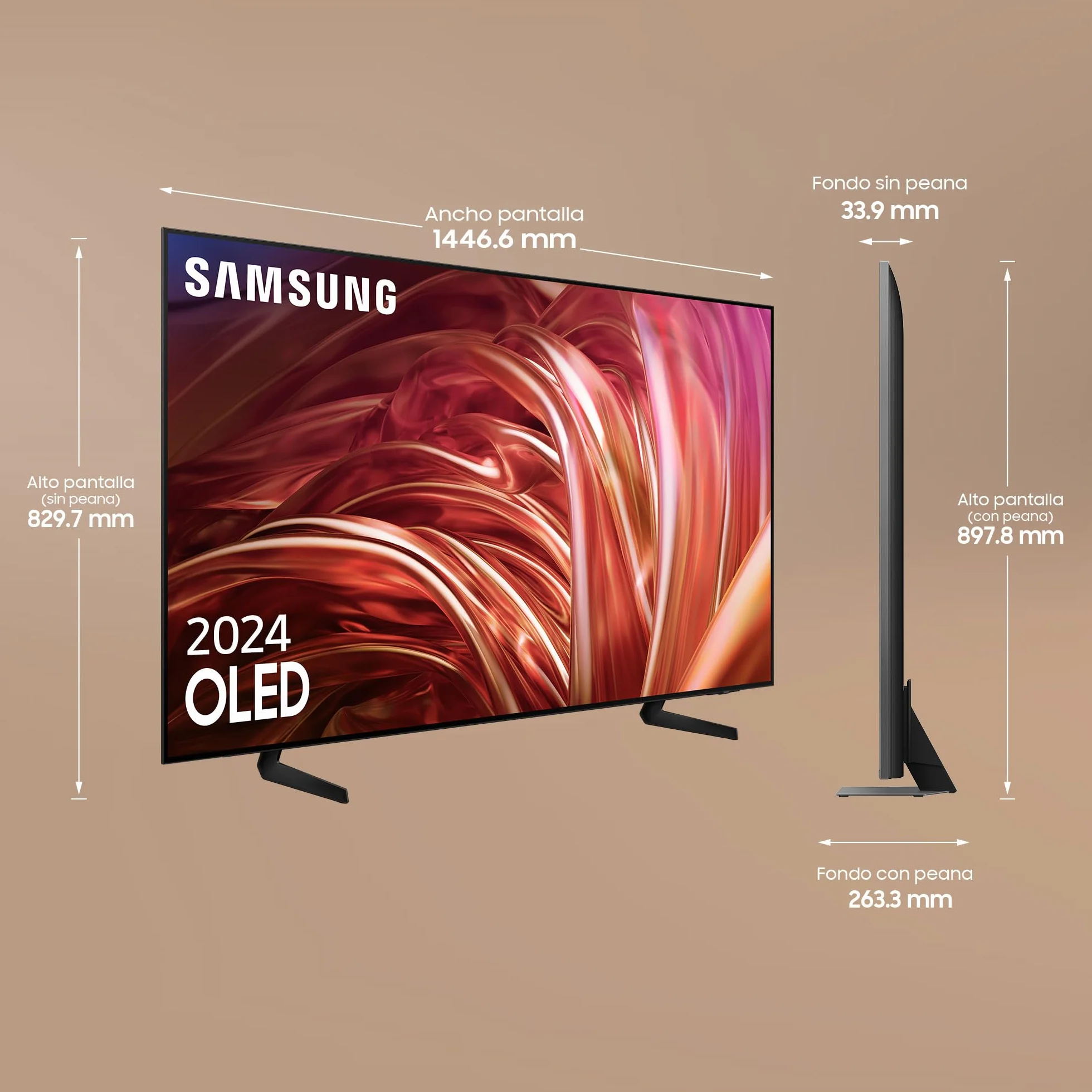SAMSUNG Telewizor TQ65S85D 65" (65 cali), OLED 4K, Smart TV, 2024