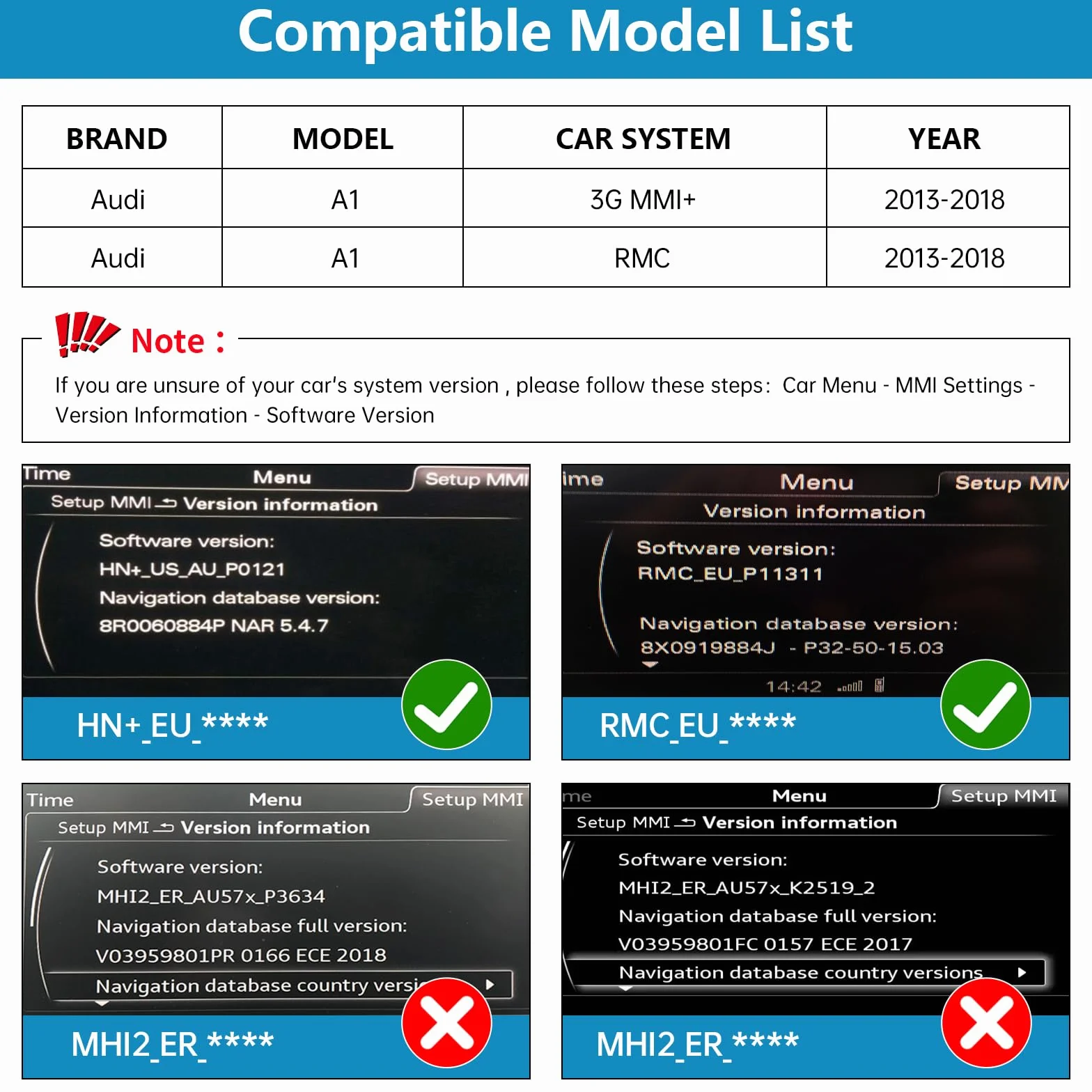Radio samochodowe Ninetom z ekranem dotykowym 12,3 cala i bezprzewodową funkcją CarPlay i Android Auto do Audi A1 z lat 2012–2018 z systemem 3G MMI/RMC, obsługuje Mirrorlink, kamerę, nawigację