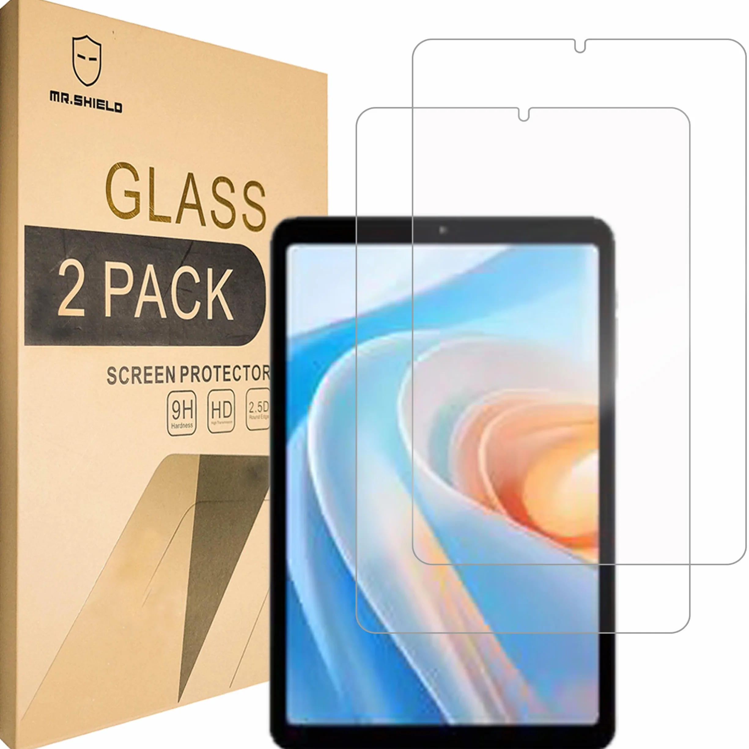 Mr.Shield Ochraniacz Ekranu do ALLDOCUBE iPlay 60 Mini Pro/iPlay 60 mini Turbo, [2 Sztuki] Film Szkło Hartowane 9H, Odporny na Zarysowania, HD Przejaśniać