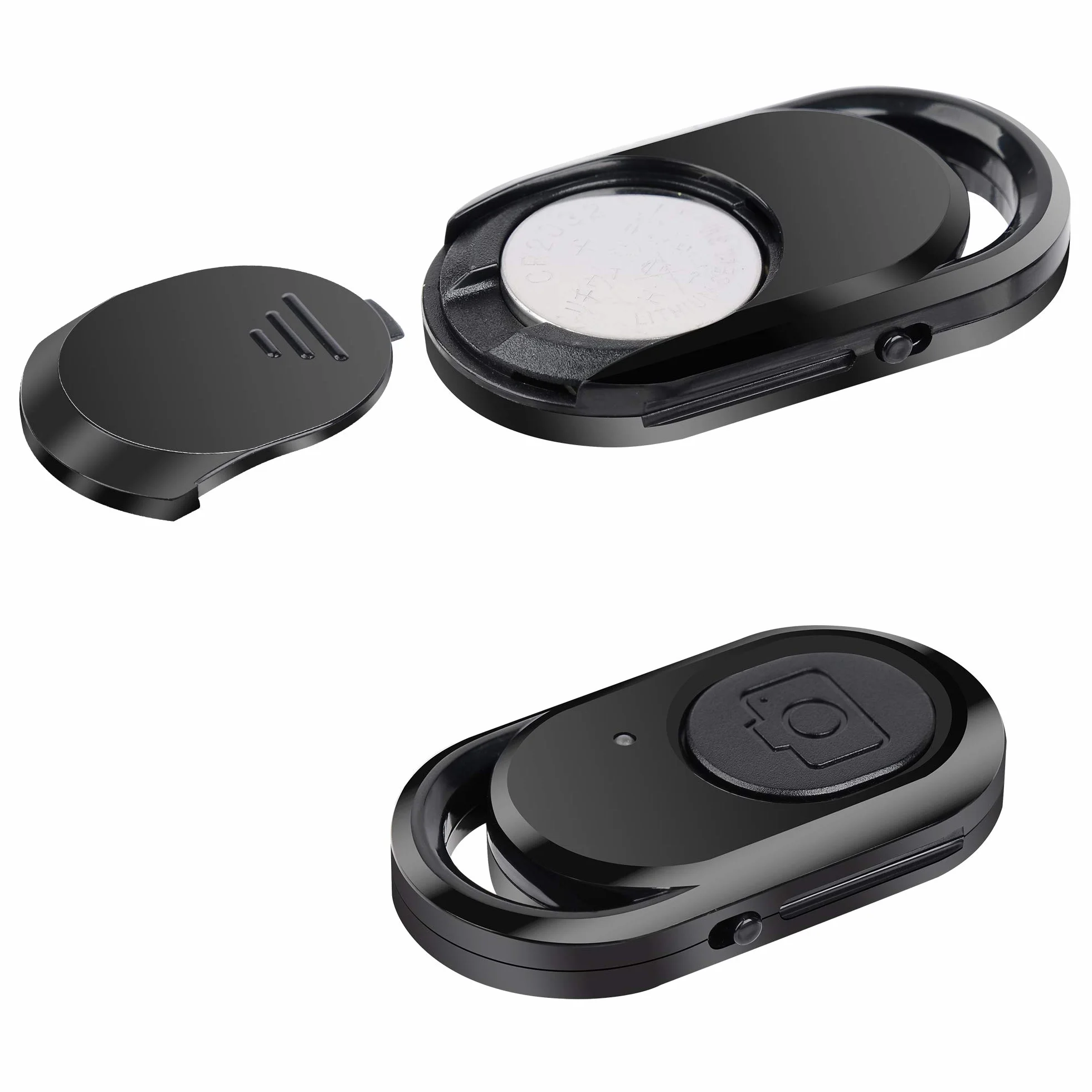 AMATHINGS Pilot zdalnego sterowania Bluetooth, samowyzwalacz, telefon komórkowy do smartfonów i tabletów – wyzwalacz do selfie Bluetooth, zdalna migawka, kompatybilny z iOS i Android (3 sztuki)