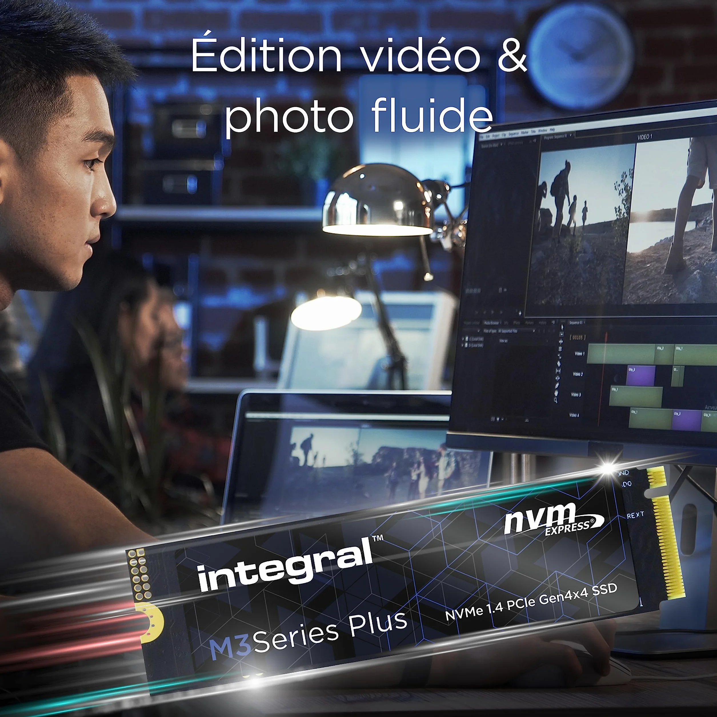 Integral 500 GB M3 PLUS SERIES M.2 2280 PCIE GEN4 NVME SSD