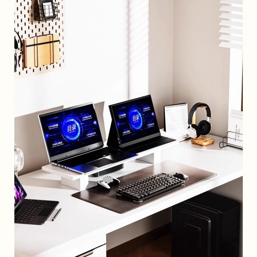 Przedłużacz ekranu laptopa 14-calowy przenośny monitor HD1080P odpowiedni do laptopów konsol do gier ekran zewnętrzny, 60 Hz