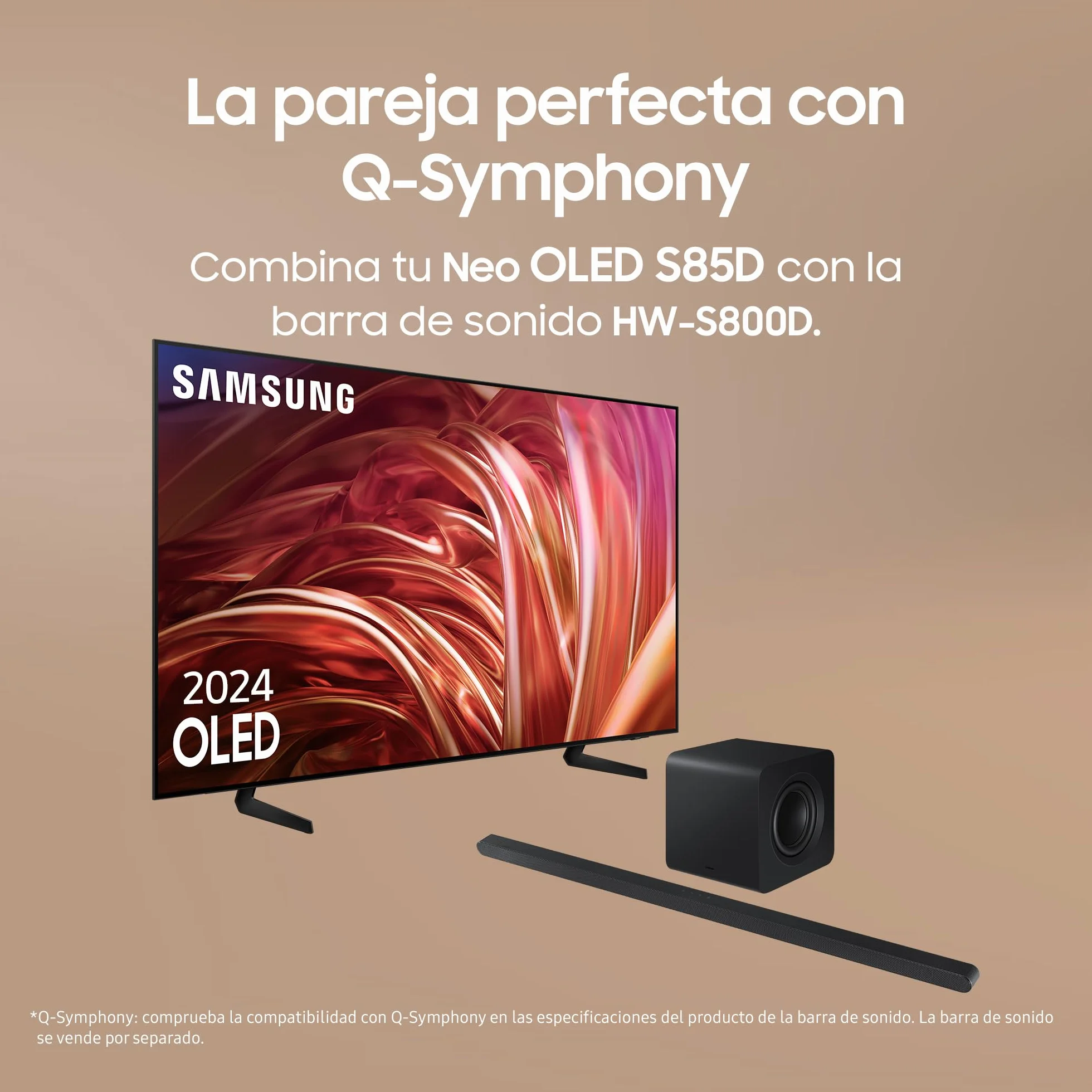 SAMSUNG Telewizor TQ65S85D 65" (65 cali), OLED 4K, Smart TV, 2024