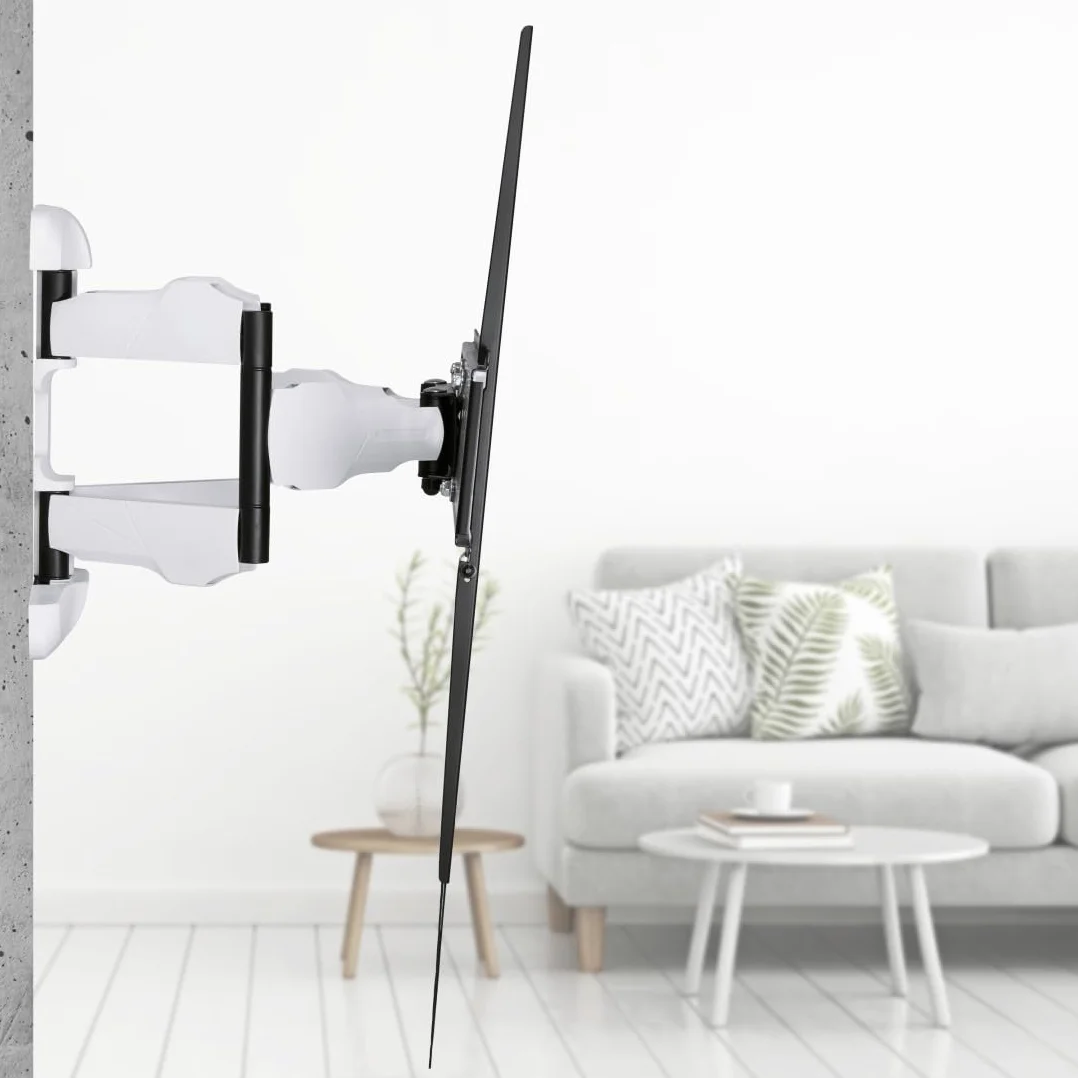 Hama Uchwyt ścienny do telewizora (3 przeguby, 90",VESA 800x600, LCD/LED, do TV, na ścianie, obracany 120 stopni, pochyły, stalowy, maks. udźwig 75 kg, zawiasy ścienne) czarny