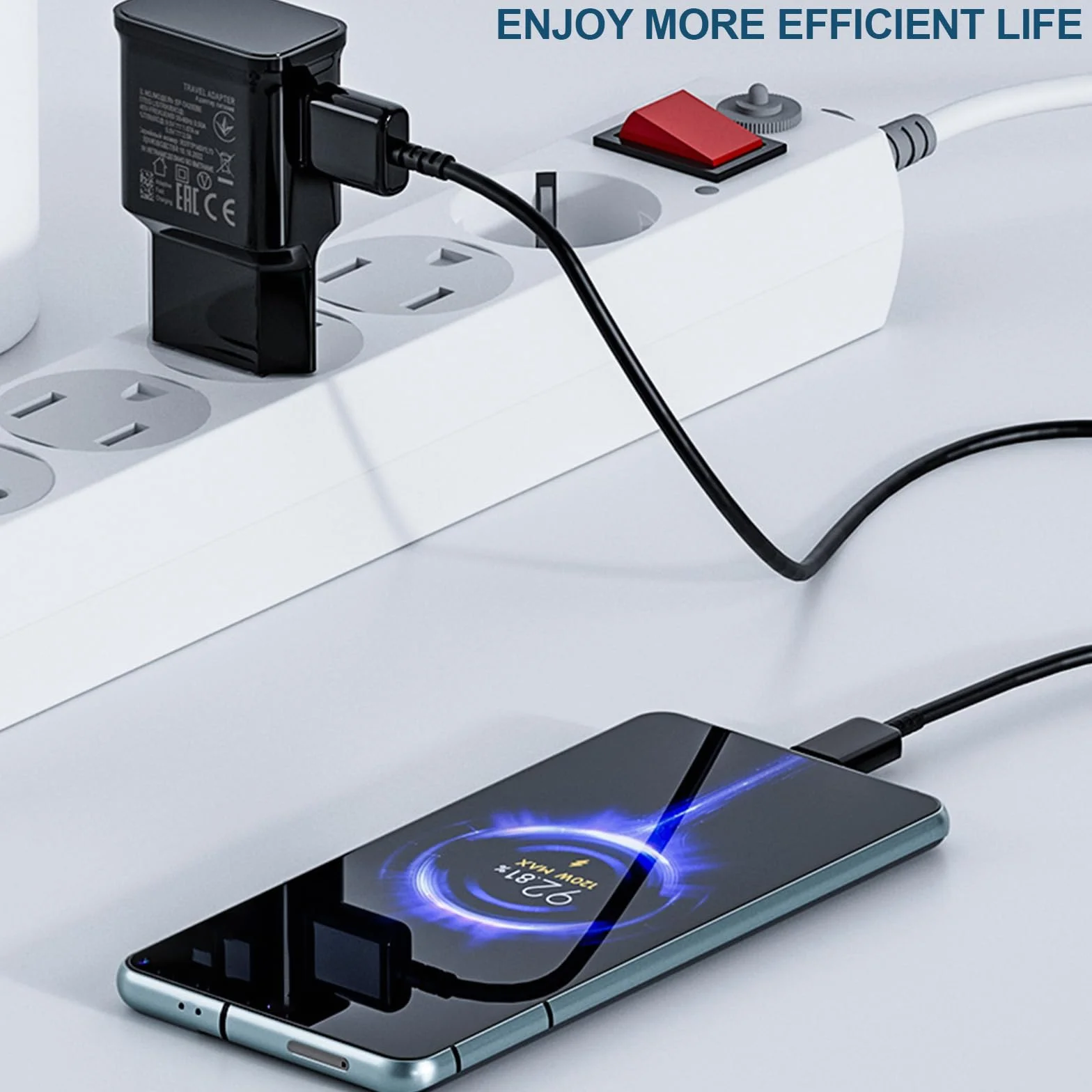 Ładowarka USB Samsung Galaxy A54 A53 A34 A33 szyba ładowarka USB C 2m
