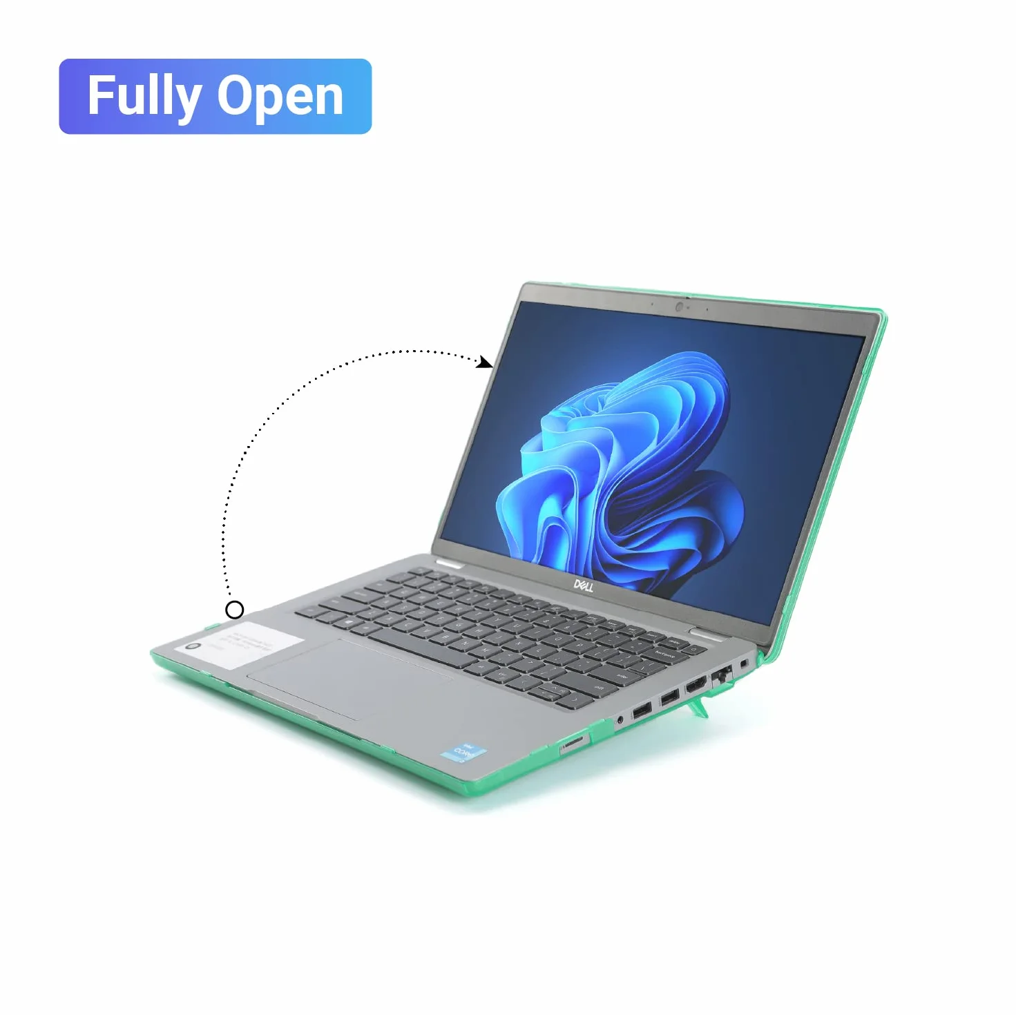 mCover Etui kompatybilne TYLKO z serii Dell Latitude 5440 5450 / Precision 3480 3490 z serii Windows 2023~2024 (nie pasuje do innych modeli Dell) - przezroczyste