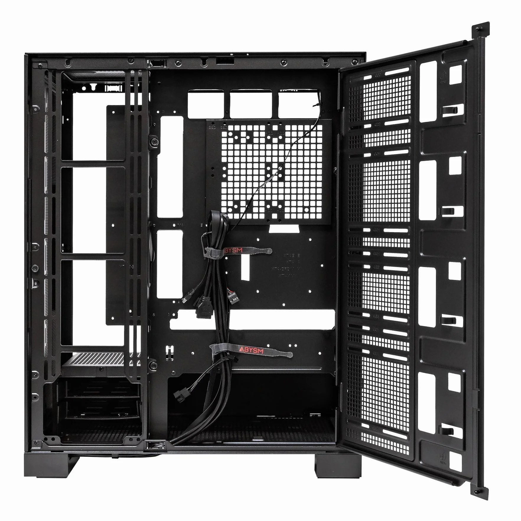 ABYSM Gaming E-ATX AI Pro 100 Workstation Box z wysokością dla radiatora 180 mm i kart graficznych do 420 mm