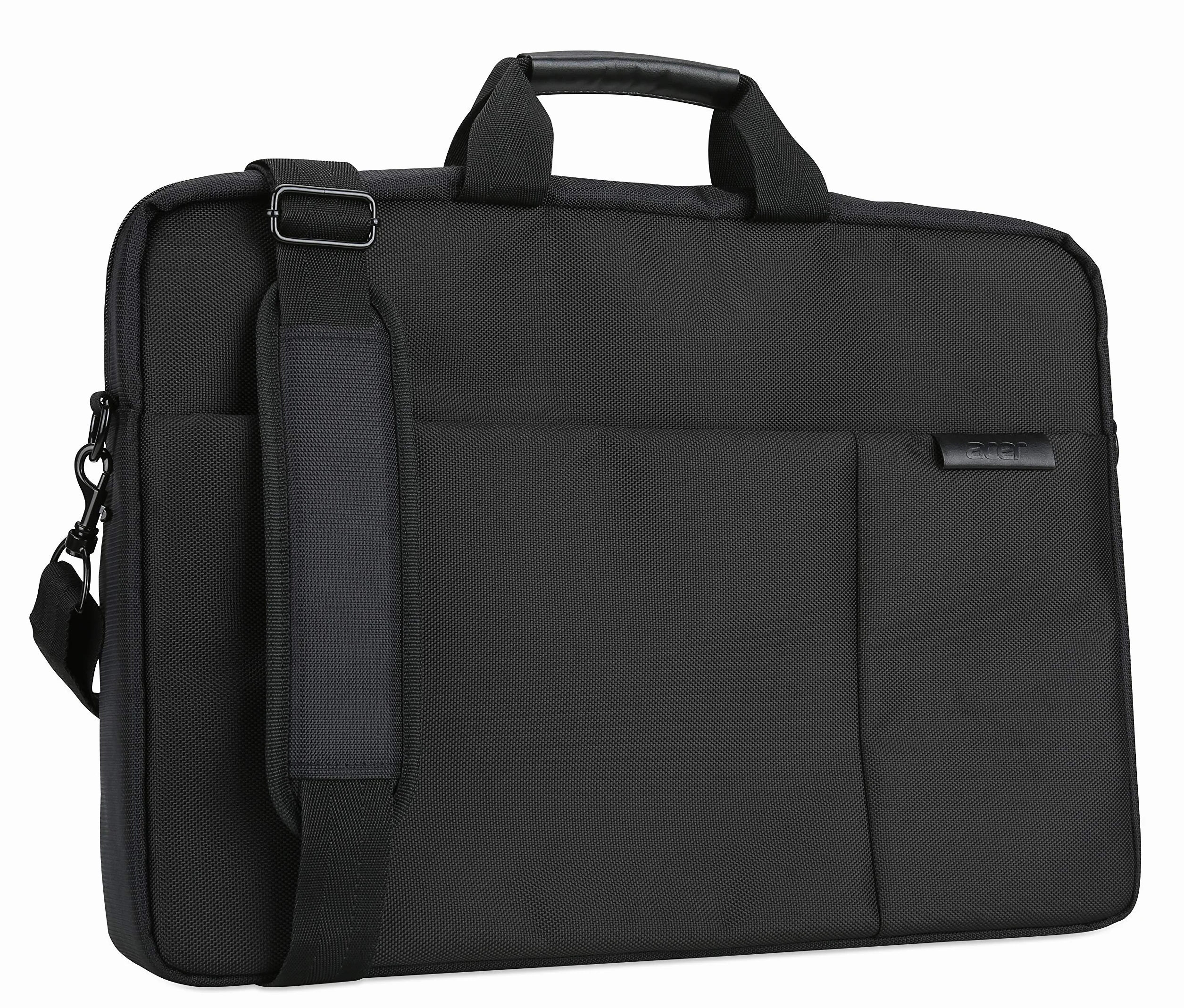 Acer Notebook Carry Case (nadaje się do notebooków o przekątnej ekranu do 17,3 cala / Chromebooków: uniwersalny pokrowiec ochronny z paskiem na ramię, - i wyściółką, pasek do mocowania na wózku, dodatkowa kieszeń przednia) czarna